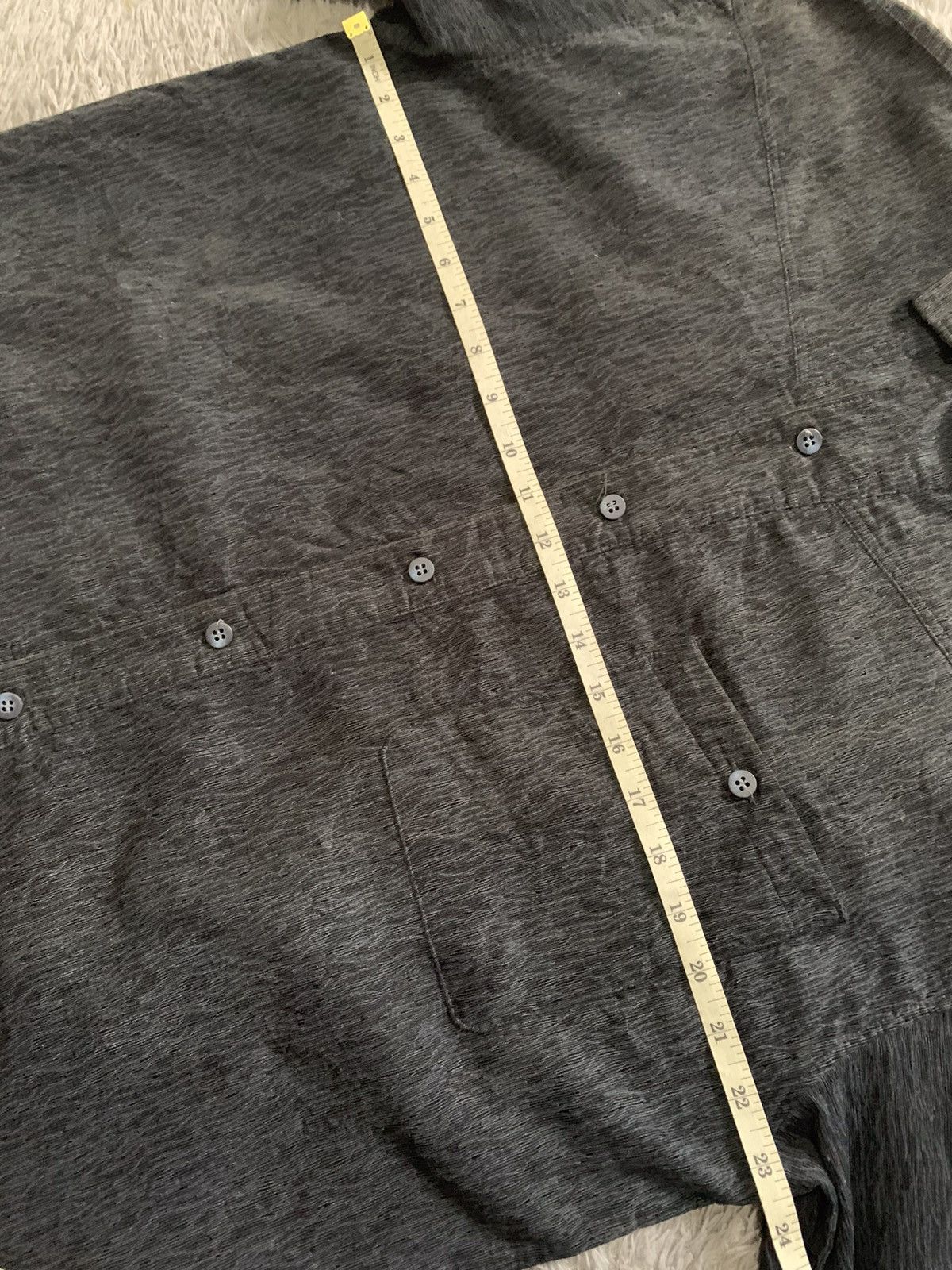 Carven Carven Paris Long Shirt Vintage ( Semi Corduroy Cloth ) Size US L / EU 52-54 / 3 - 8 Thumbnail