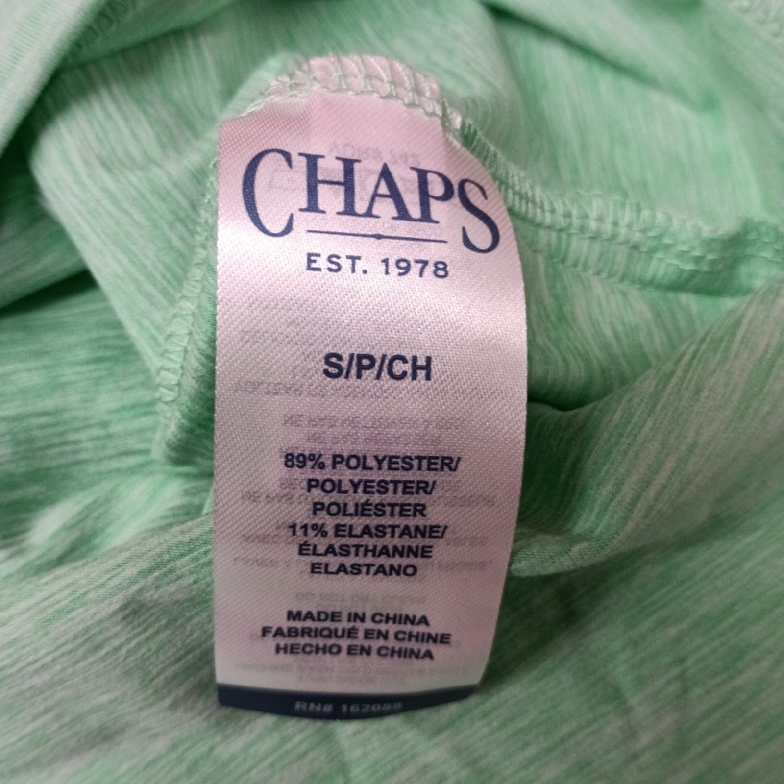Chaps Chaps Polo Shirt Men's Size S Small Jade Moisture Wicking Size US S / EU 44-46 / 1 - 7 Thumbnail