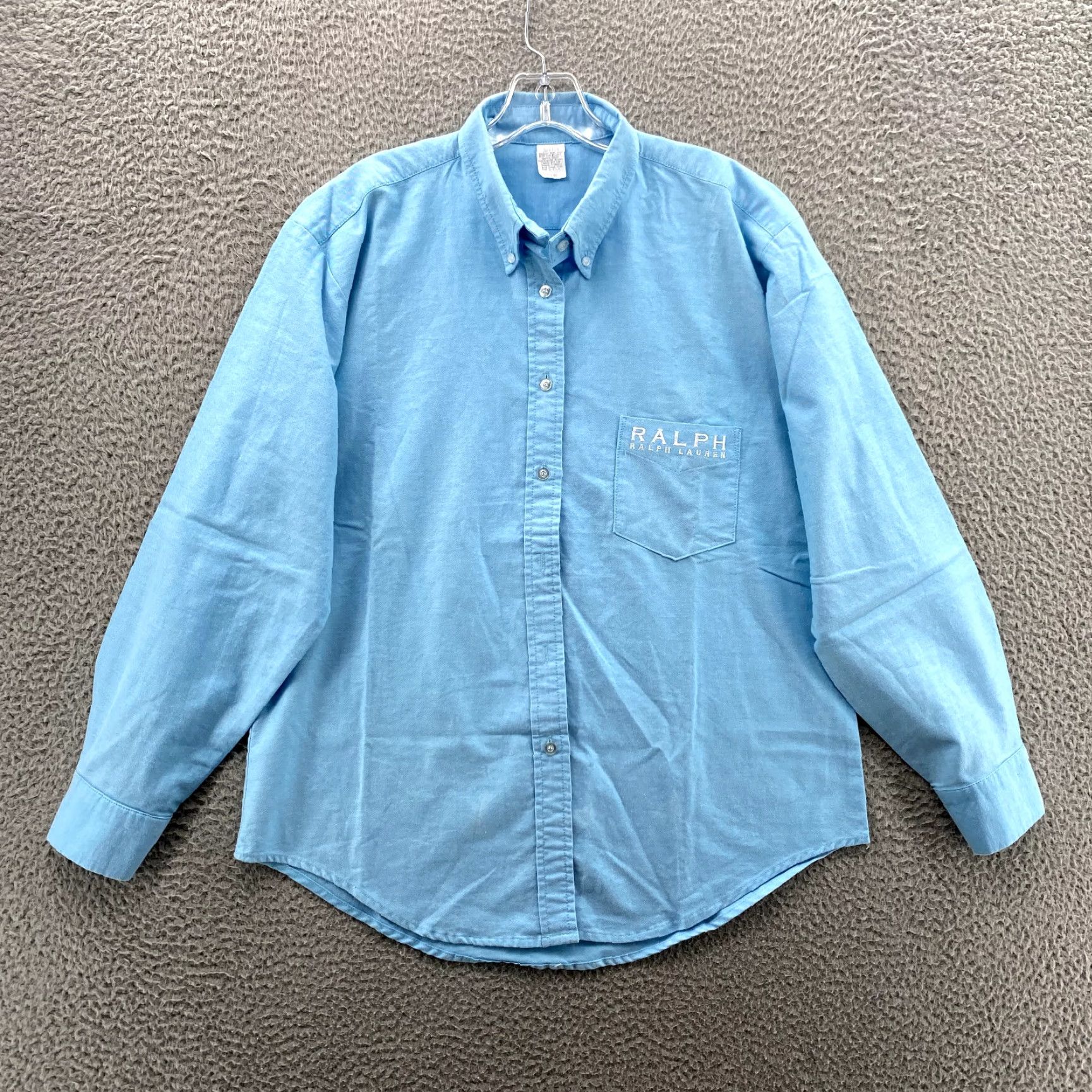 Ralph Lauren Ralph Lauren Shirt Men M/L Blue Cotton Long Sleeve Preppy Pocket Logo 90's Shirt M/L Blue Cotton Long Sleeve Preppy Pocket Logo 90s Mens Size US M / EU 48-50 / 2 - 2 Thumbnail