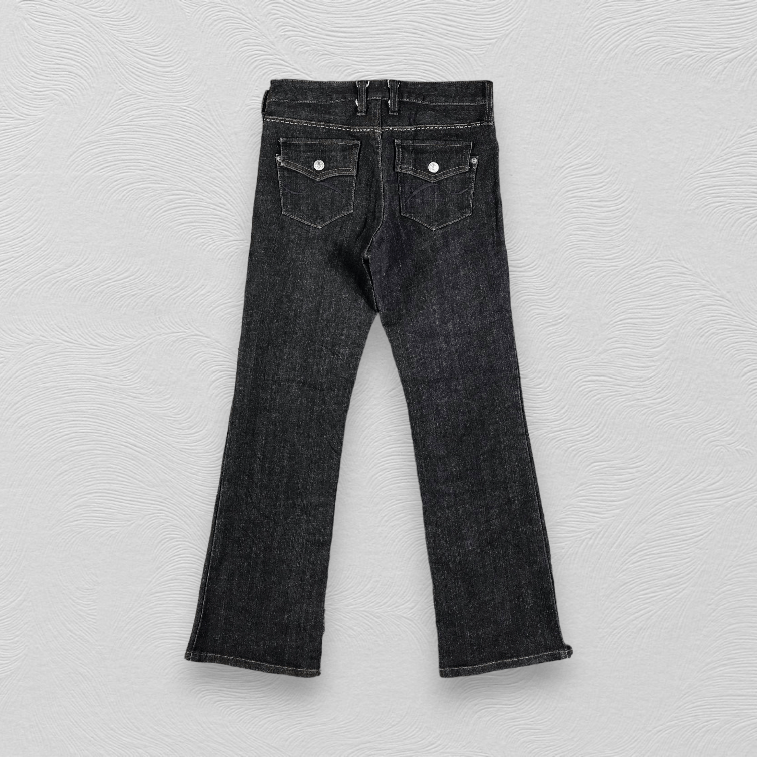 Japanese Brand Vintage Bobson Jeans Flare Denim KJ2058 Size US 28 / EU 44 - 2 Thumbnail