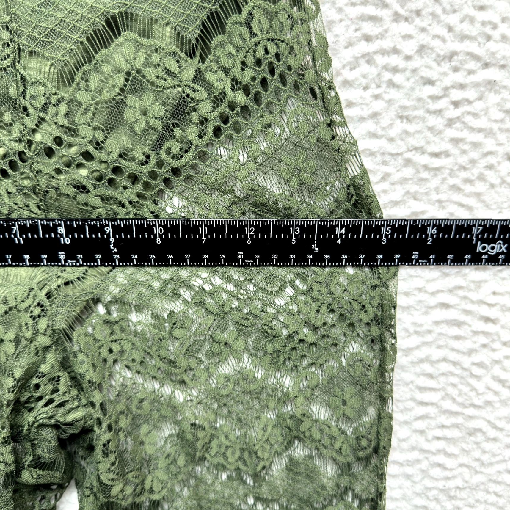 Vintage VINTAGE Just Sexy Jumpsuit Playsuit S Lace Green Full Length One Piece Lingerie S Mens Girls Womens Size 28" / US 6 / IT 42 - 6 Thumbnail
