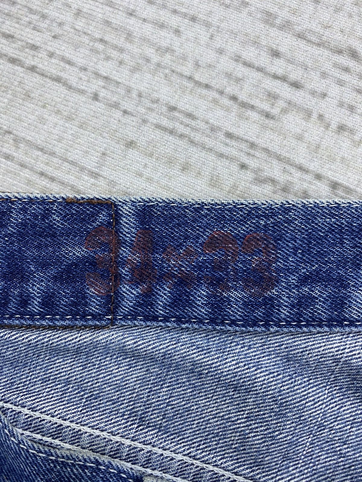 Vintage Vintage Papas Blue Denim Pants Size US 33 - 15 Thumbnail