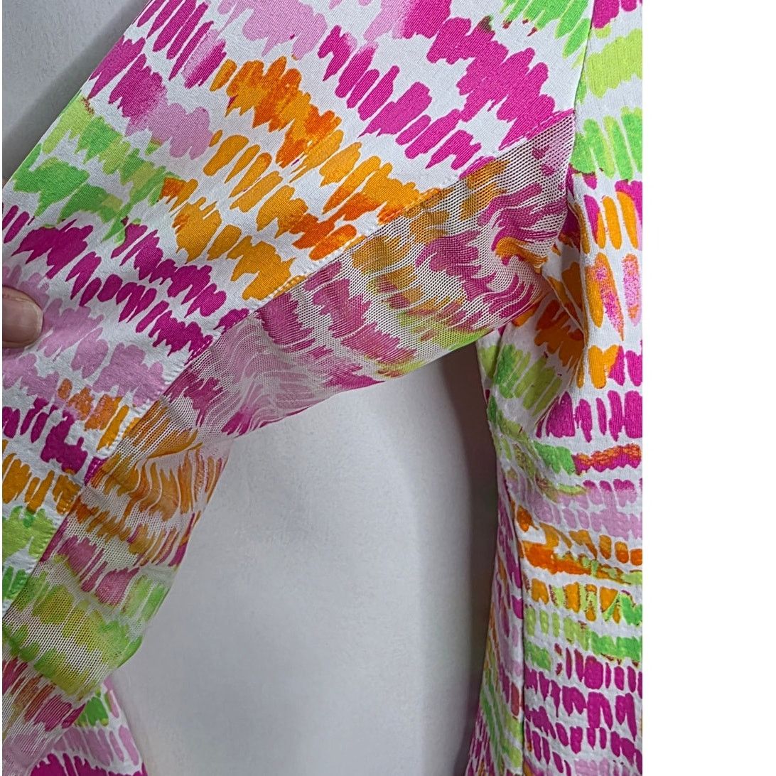 Other Icikuls Long Sleeve Mesh Multi Colored Quick Dry Top Size L Size L / US 10 / IT 46 - 5 Thumbnail