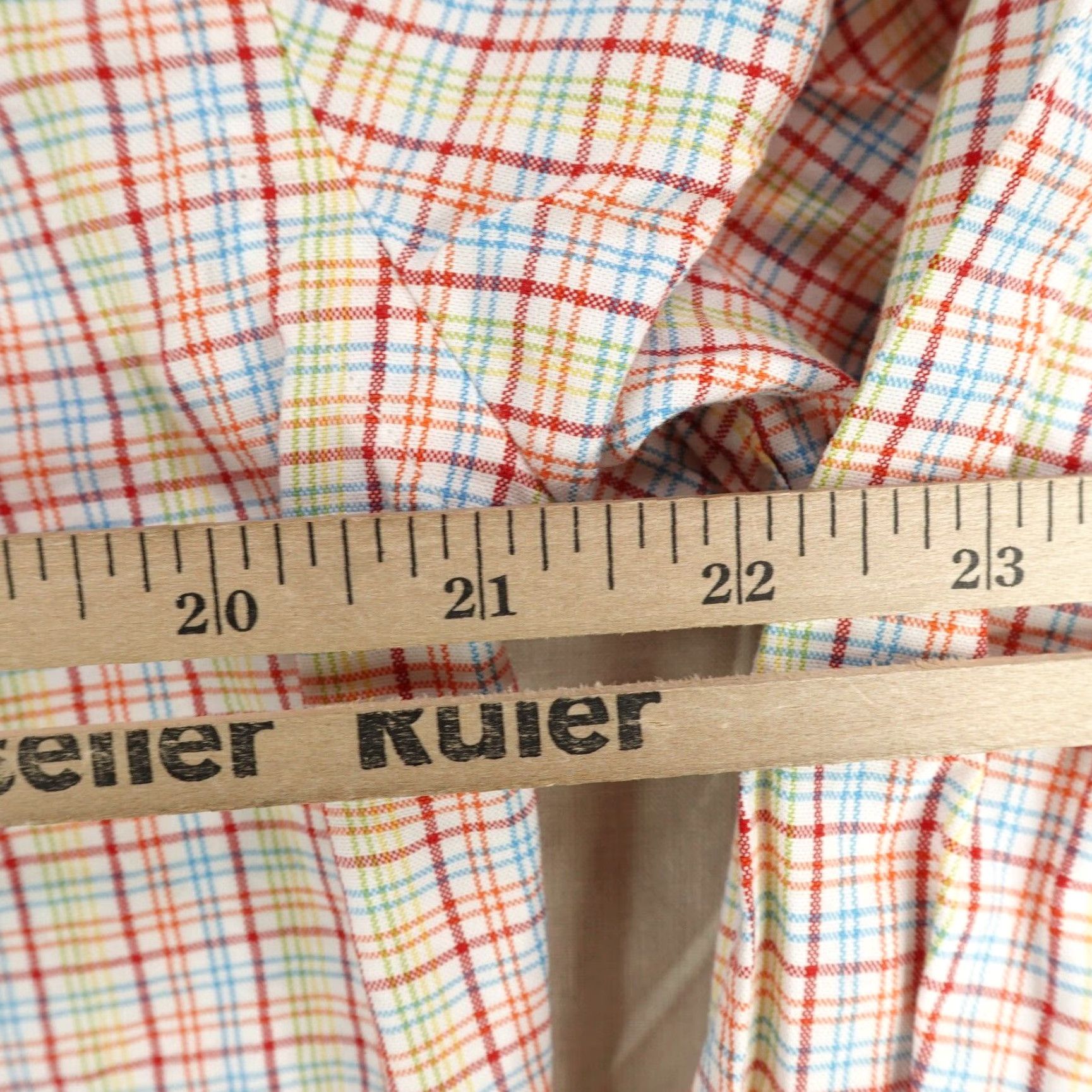 Vintage Gitman Bros Shirt Mens Medium Red Blue Plaid Button Up Western Frontier Made USA Size US M / EU 48-50 / 2 - 6 Thumbnail