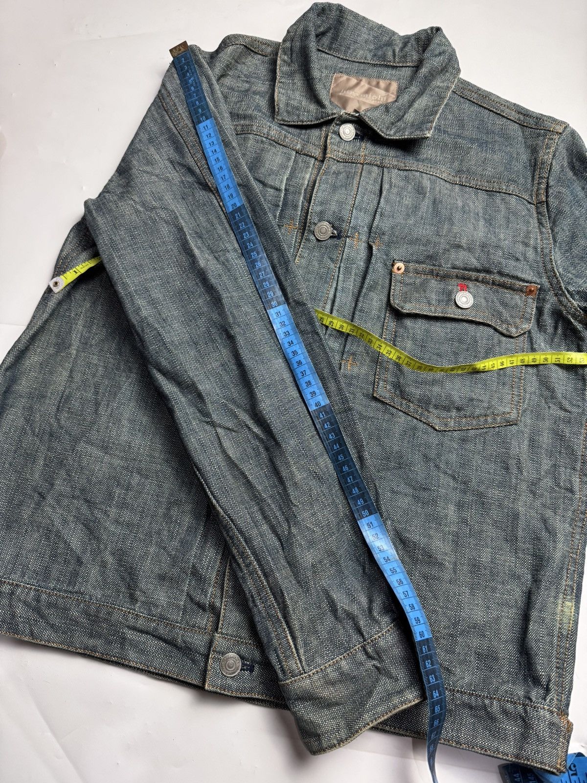 If Six Was Nine × Japanese Brand × Le Grande Bleu (L.G.B.) Hiromichi Nakano Type 1 Denim Jacket Size US M / EU 48-50 / 2 - 9 Thumbnail