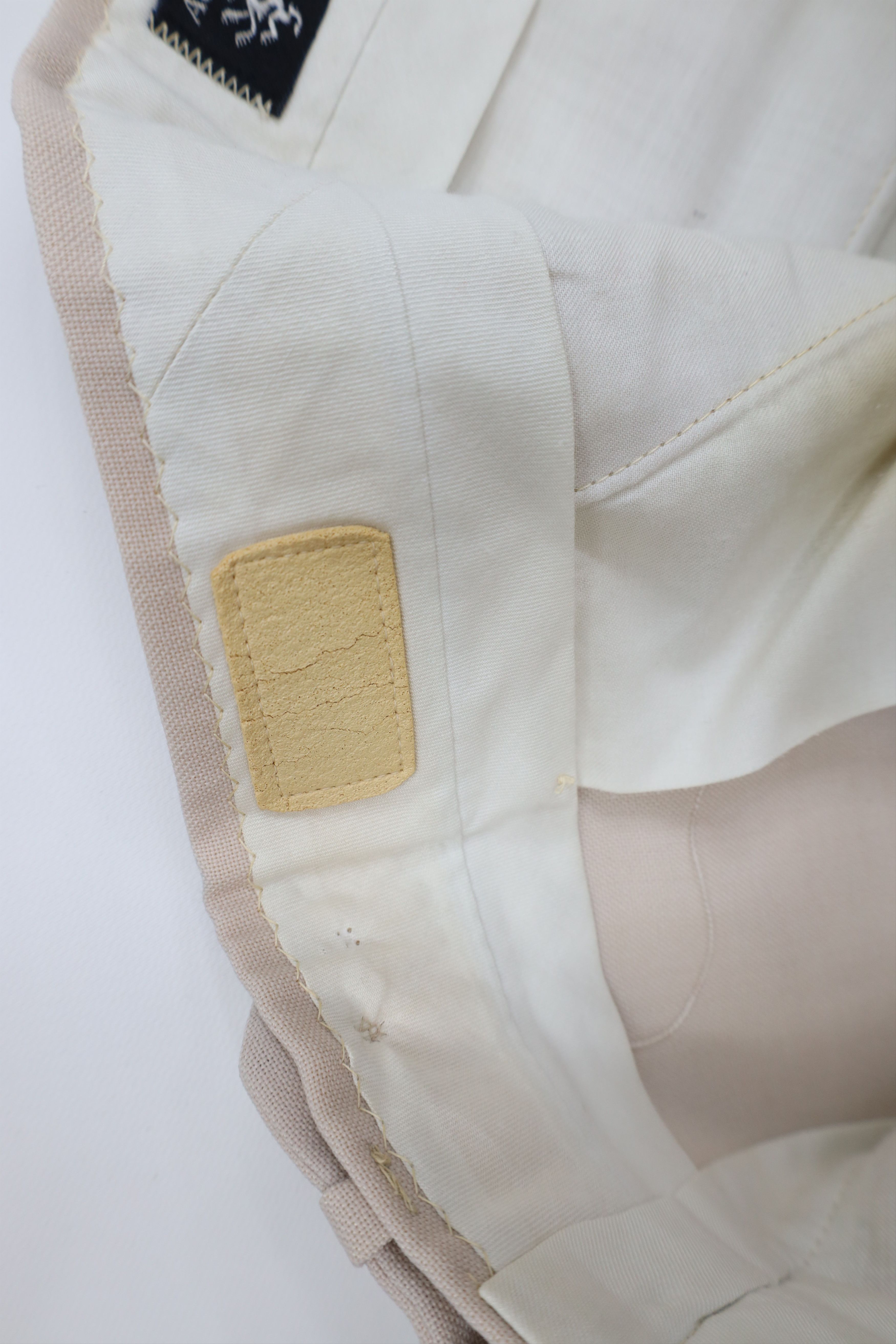 Vintage Vintage 70s Streetwear Knit Wide Leg Chino Pants Beige USA Size US 38 / EU 54 - 10 Thumbnail