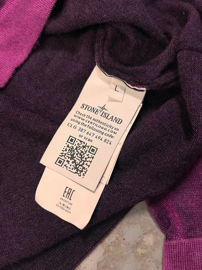Stone Island Stone Island Purple Minimalist Sweater Size US M / EU 48-50 / 2 - 9 Thumbnail