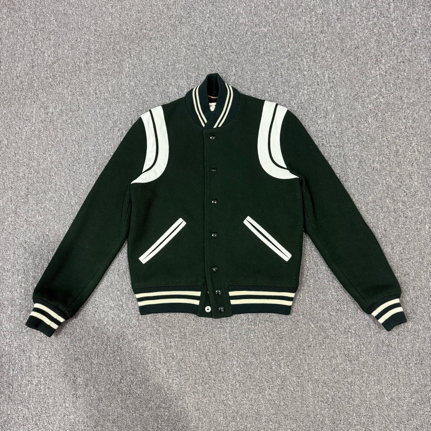 Saint Laurent Paris Saint Laurent Wool Baseball Jacket Size XS / US 0-2 / IT 36-38 - 1 Thumbnail
