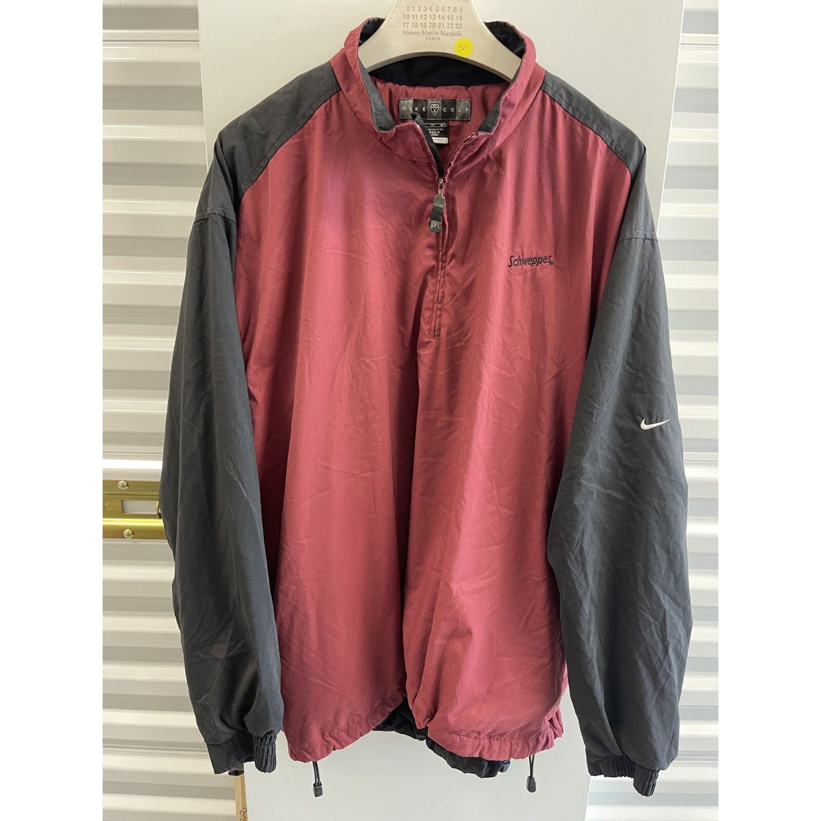 Nike VTG 90S Y2K RARE SCHWEPPES DR PEPPER NIKE GOLF PROMO CLIMAFI Size US XL / EU 56 / 4 - 1 Thumbnail