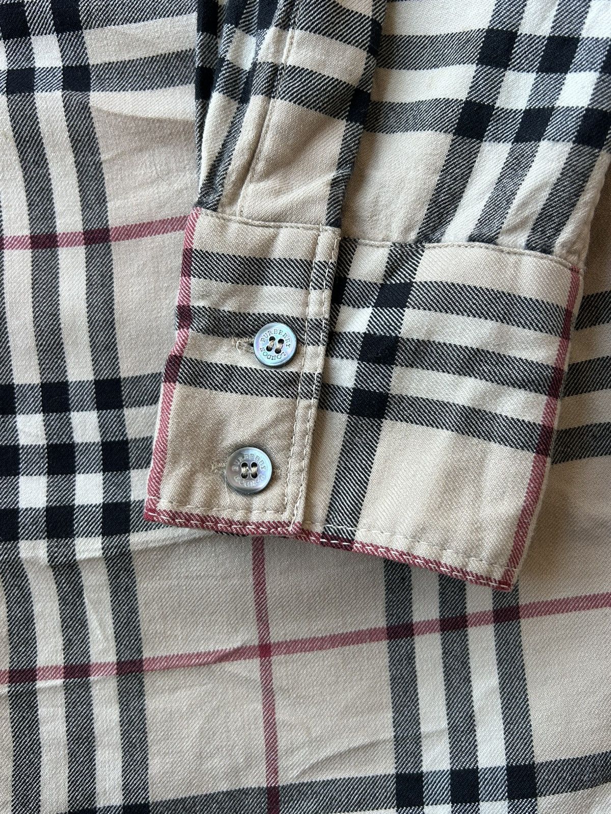 Burberry Burberry London Nova Check Button Up Shirt Size M / US 6-8 / IT 42-44 - 8 Thumbnail