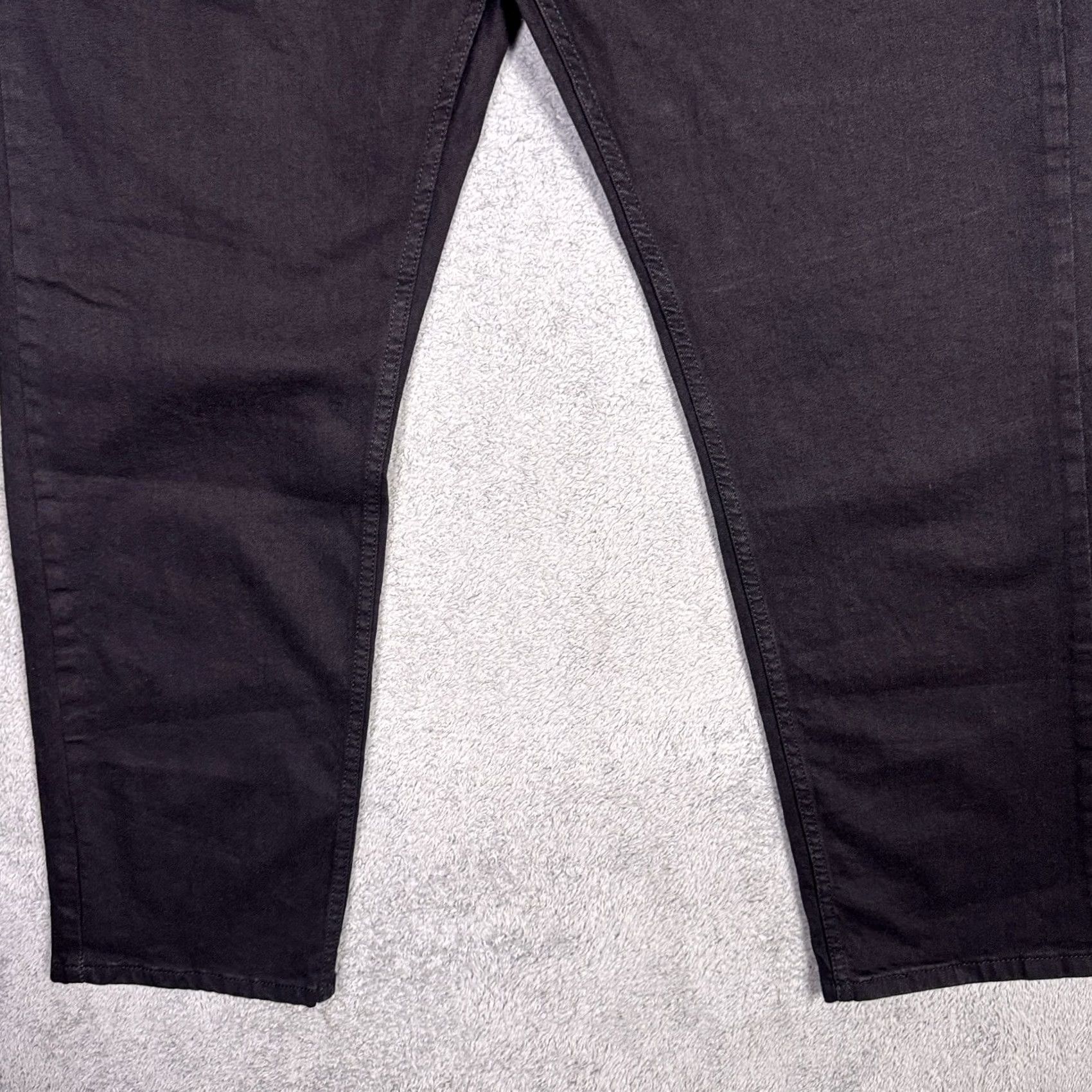 Levi's Levis 505 Jeans Mens 40x30 Regular Fit Flex Stretch Black Denim Performance Size US 40 / EU 56 - 3 Thumbnail