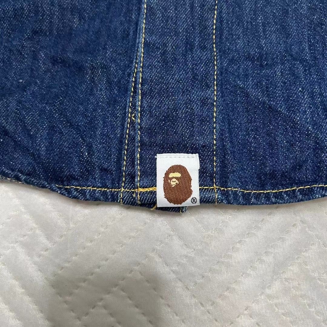Bape BAPE SHARK DENIM JACKET Size US XL / EU 56 / 4 - 4 Thumbnail