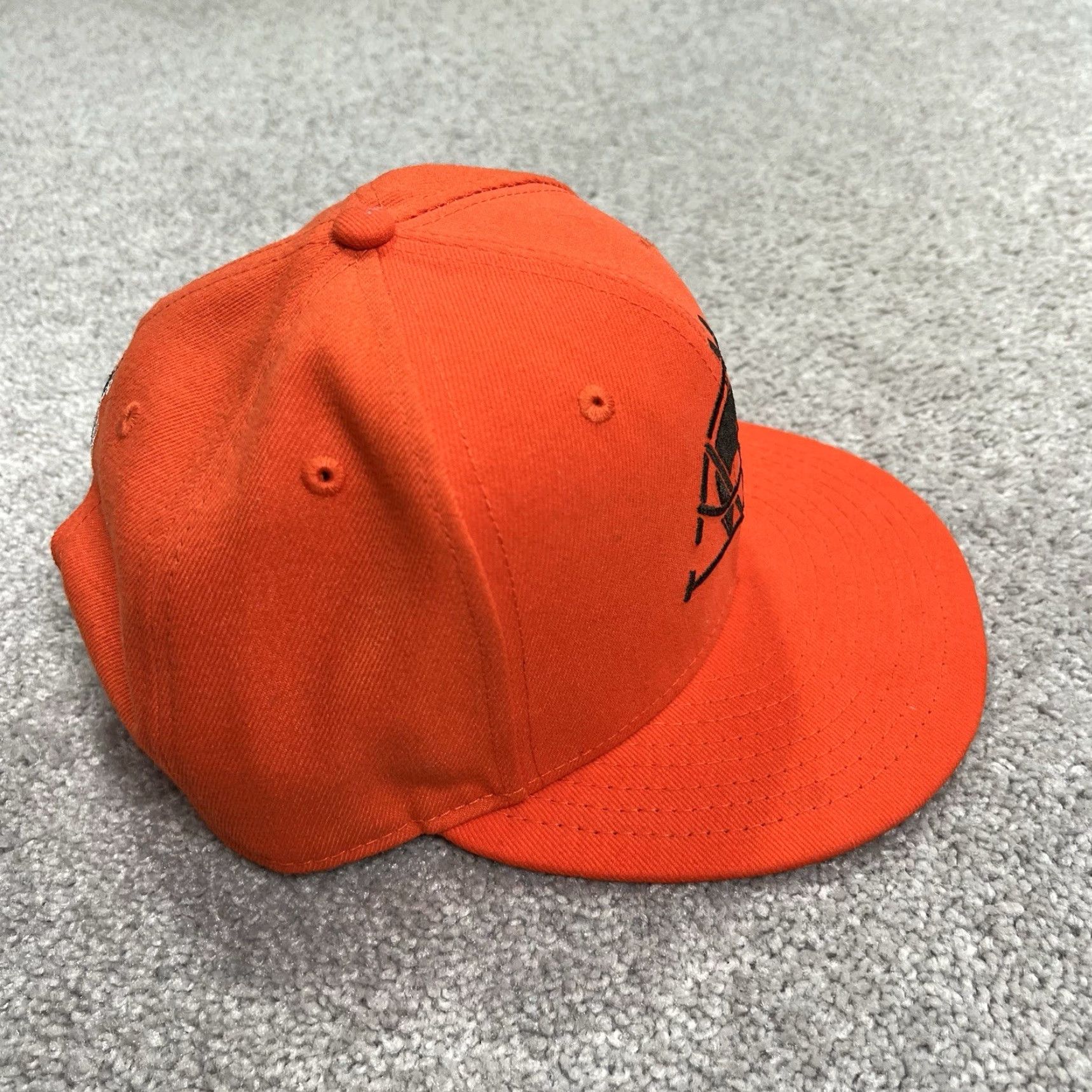 New Era Cleveland Browns Hat Mens Orange Adjustable SnapBack New Era NFL 9fifty Football Size ONE SIZE - 4 Thumbnail
