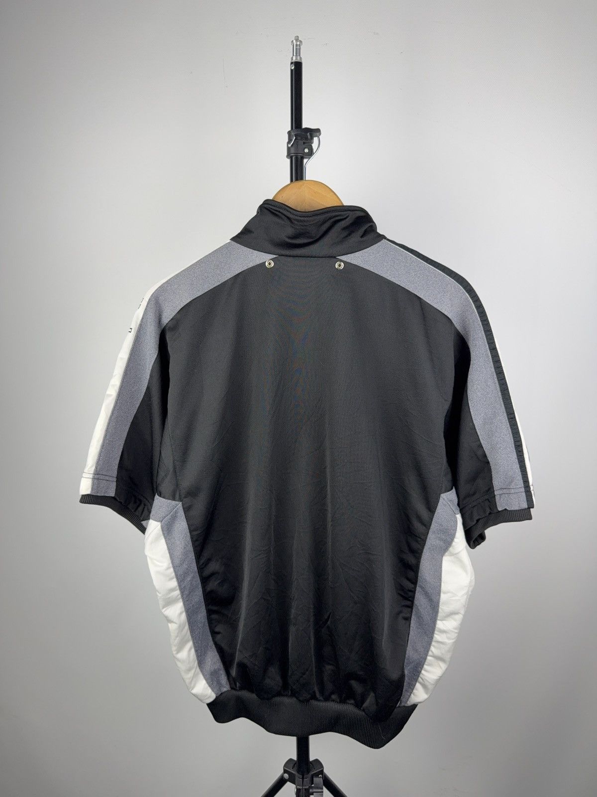 Adidas × Vintage Vintage 90s Adidas Track Vest Black Y2K Size US M / EU 48-50 / 2 - 5 Thumbnail