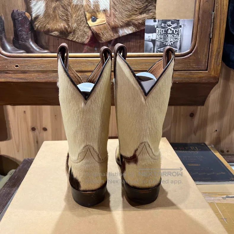 RRL Ralph Lauren RRL Ralph Lauren Horsehair Cowboy Boots Size US 8 / EU 41 - 4 Thumbnail
