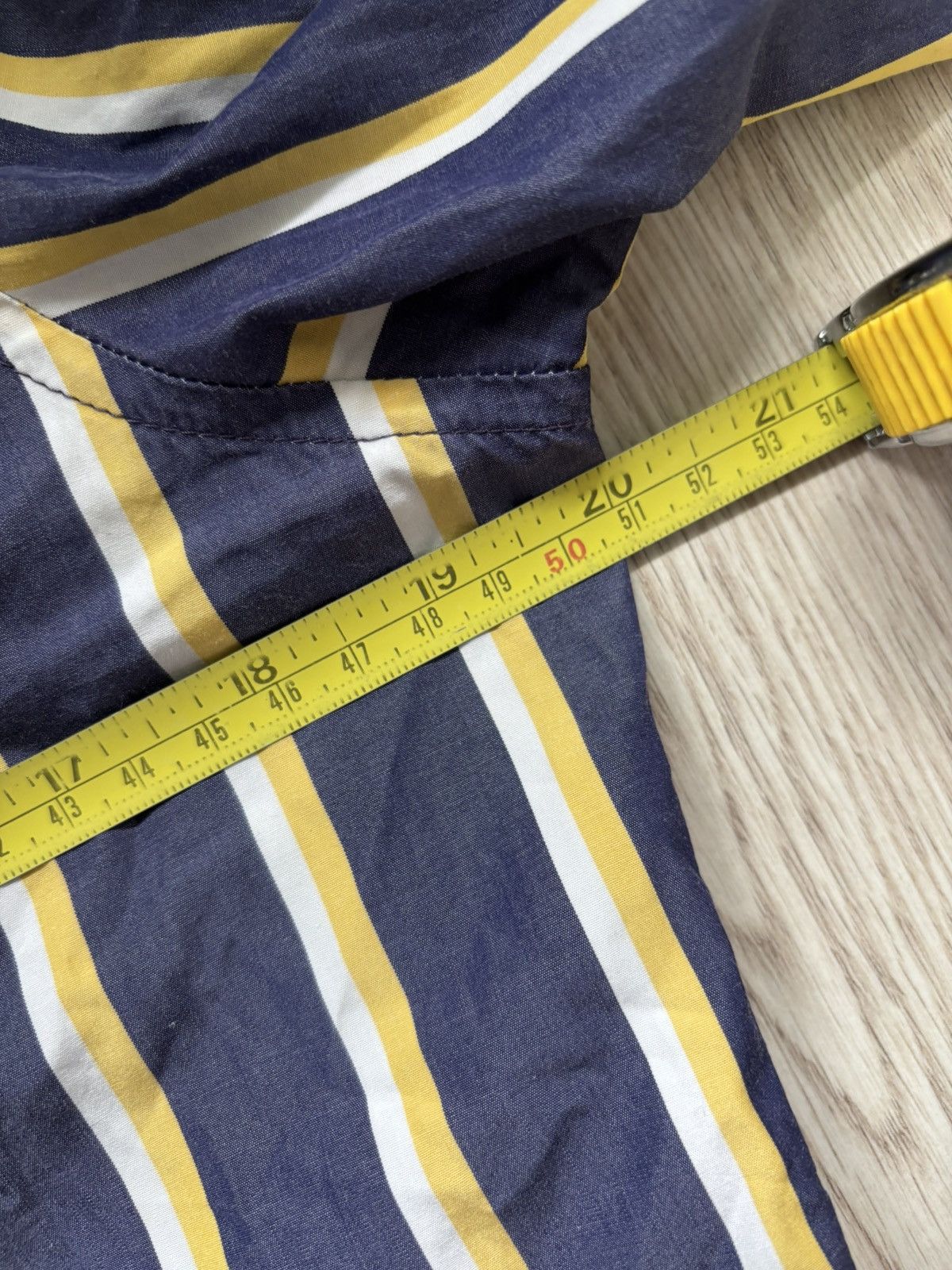 Maison Kitsune Maison Kitsuné Men’s Striped Shirt Size 38 Cotton Fox Logo Size US S / EU 44-46 / 1 - 11 Thumbnail