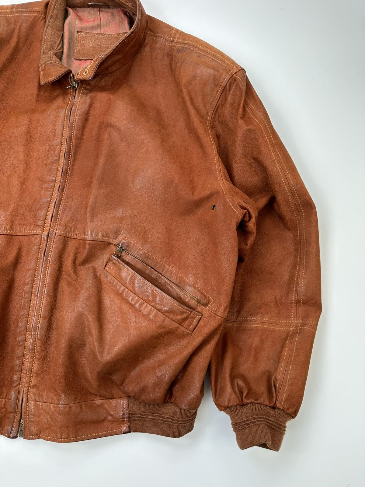 Leather Grando Chardin Leather Jacket Heavyweight Men's Classic Size US L / EU 52-54 / 3 - 8 Thumbnail