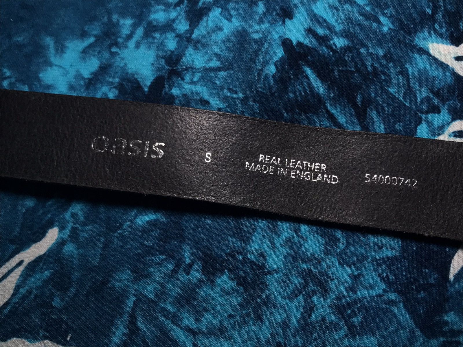 Other Y2K Avant Garde Flowers Leather Belt Oasis Size 26 - 15 Thumbnail
