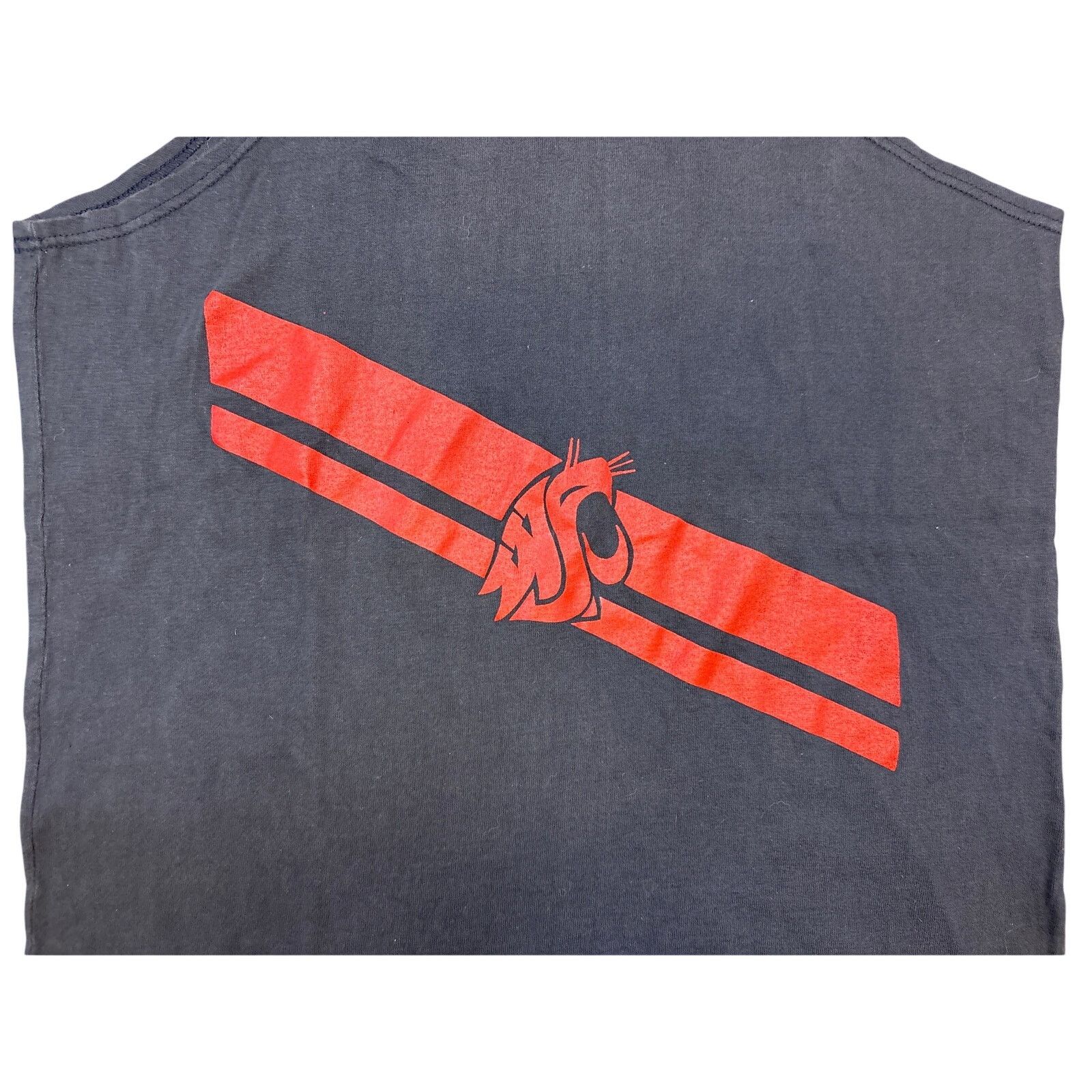 Russell Athletic Vtg 70s WSU Cougars tank top XL Russell Athletic WA State Size US XL / EU 56 / 4 - 4 Thumbnail