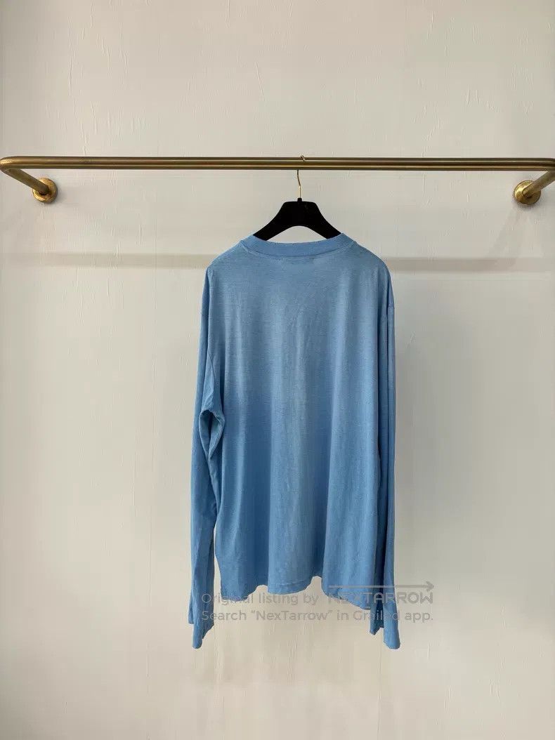 Acne Studios Acne Studios Baby Blue Vintage 1996 Printed Long Sleeve T- Size M / US 6-8 / IT 42-44 - 4 Thumbnail