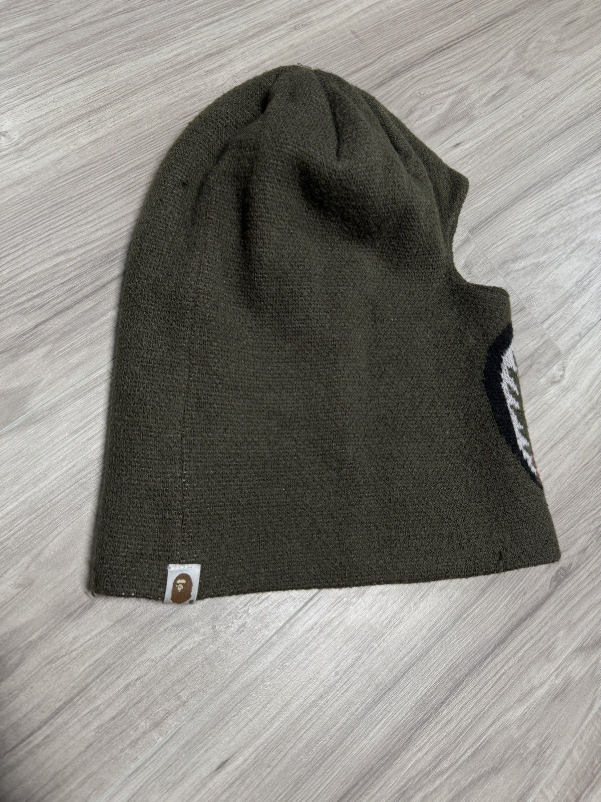 Bape A Bathing Ape Green Ski Mask Bape Shark Balaclava Size ONE SIZE - 3 Thumbnail