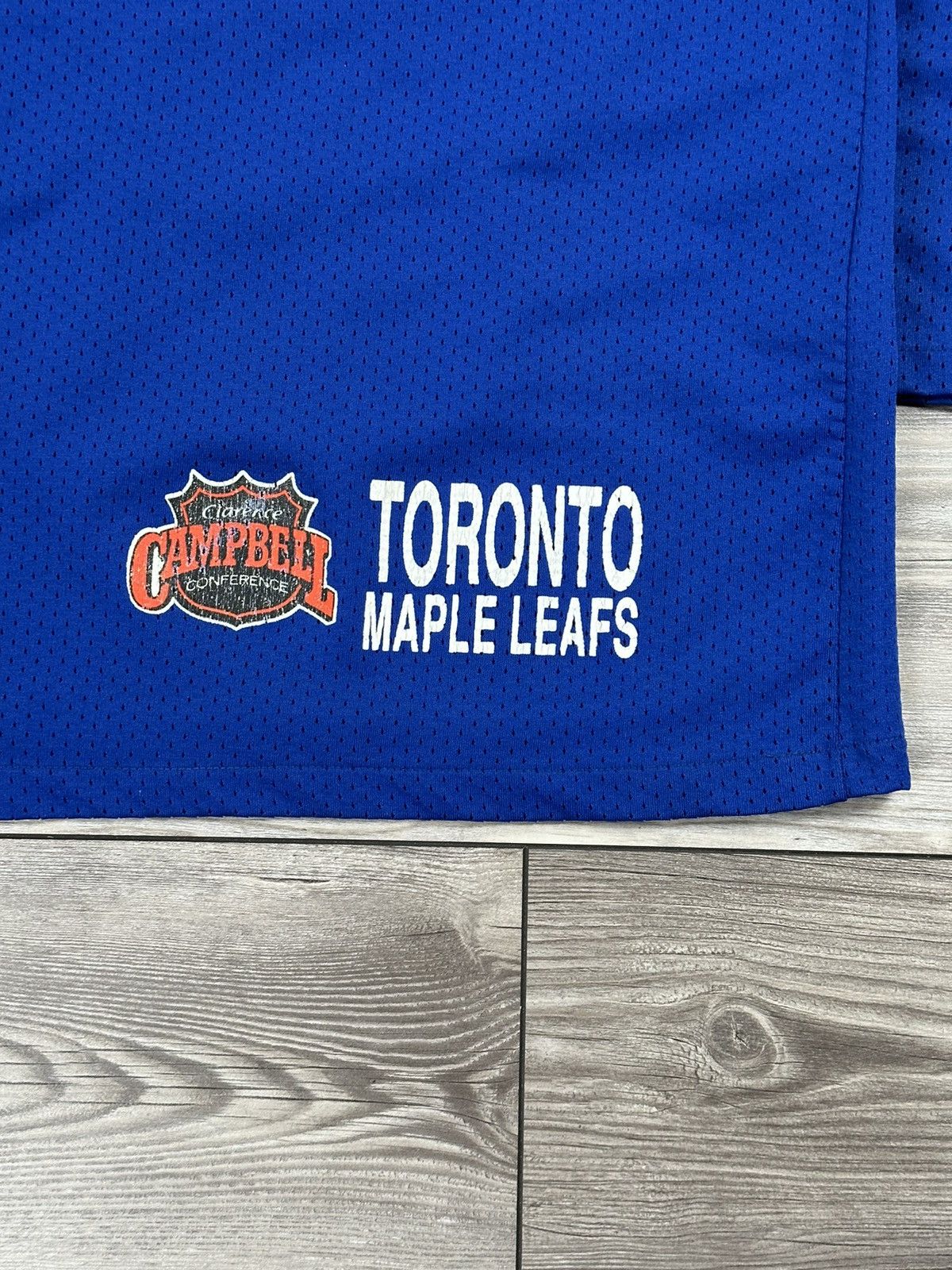 NHL Vintage 90’s Toronto Maple Leafs Raven Athletic Jersey Size US XL / EU 56 / 4 - 4 Thumbnail