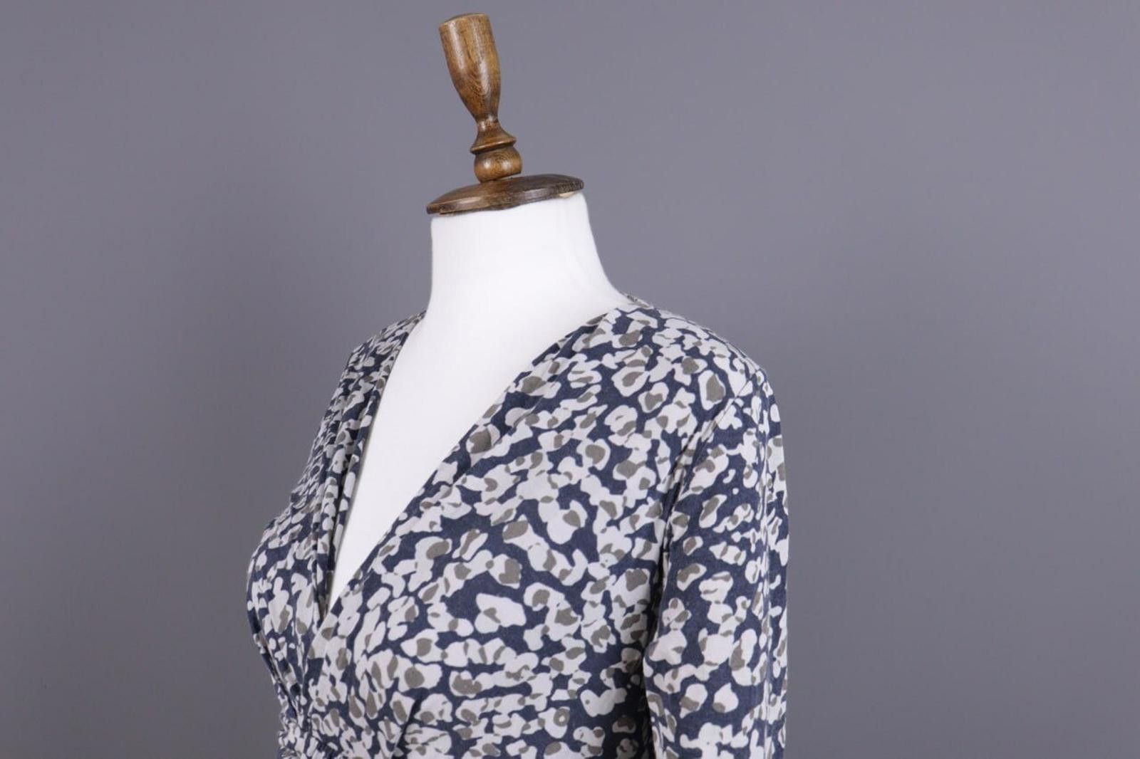 Designer Weekend Max Mara Blue Designer Cocktail Sheath Dress Size L Size L / US 10 / IT 46 - 8 Thumbnail