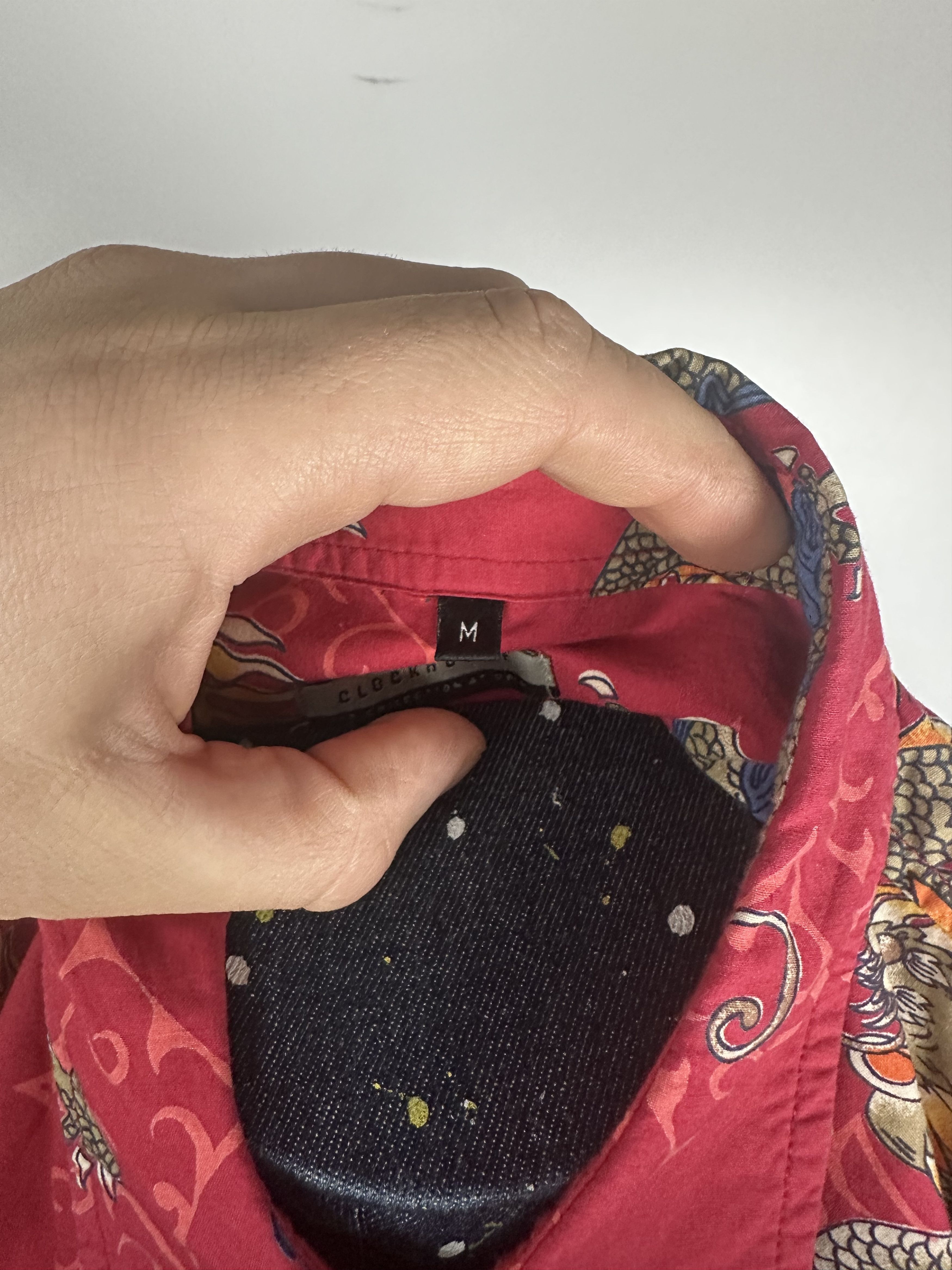 Vintage Dragon Vintage Button down 90s Unisex oversized blouse print Size US M / EU 48-50 / 2 - 8 Thumbnail