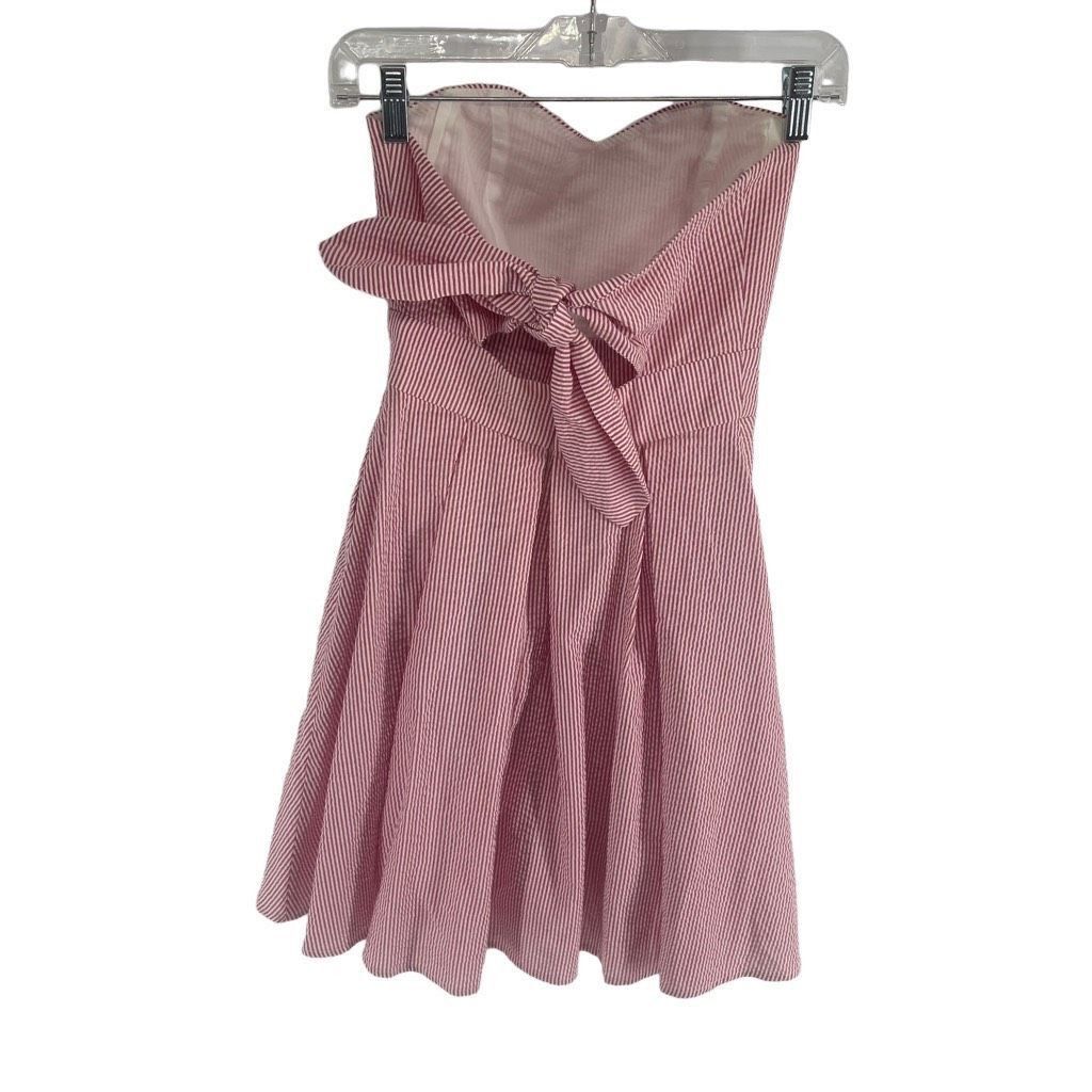 Other Lauren James Women's Strapless Dress Striped Fit Flare Mini Size XS / US 0-2 / IT 36-38 - 8 Thumbnail