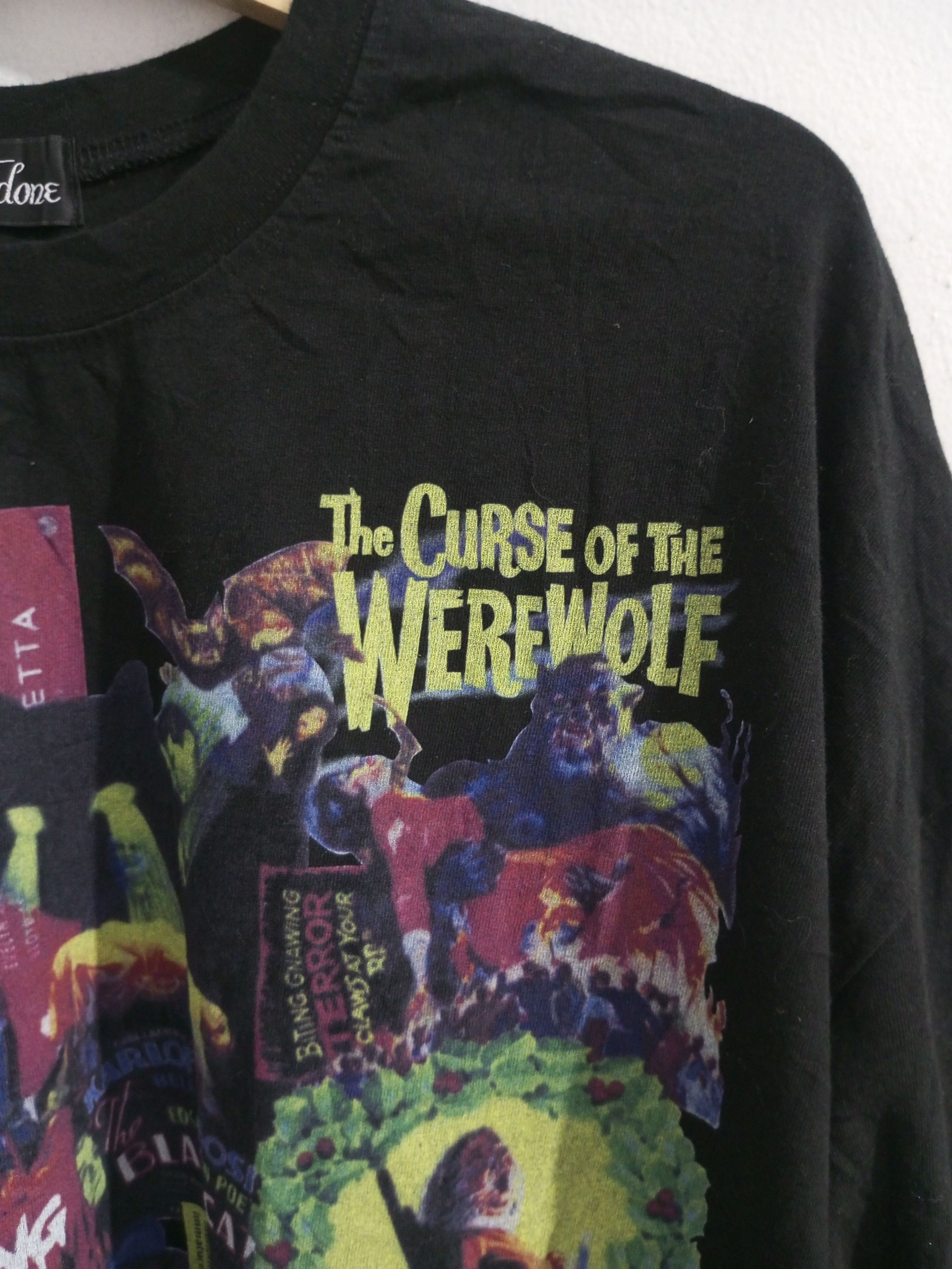 Hysteric Glamour We11done horror college spellout long sleeve tshirt Size US XXL / EU 58 / 5 - 6 Thumbnail