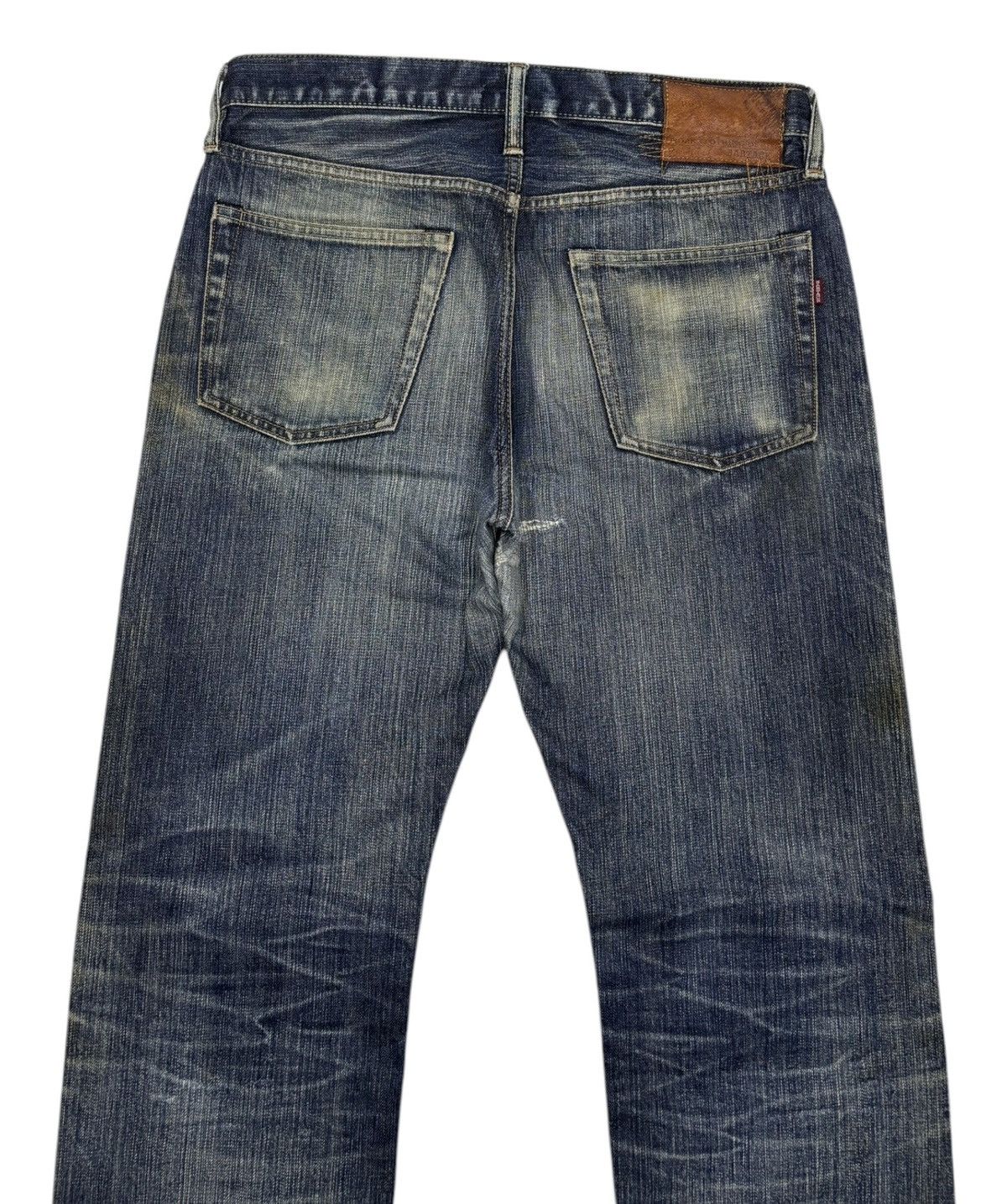 Hysteric Glamour 🇯🇵 BARTACK SELVEDGE JEANS RIPPED DESTROY JEANS Size US 33 - 8 Thumbnail