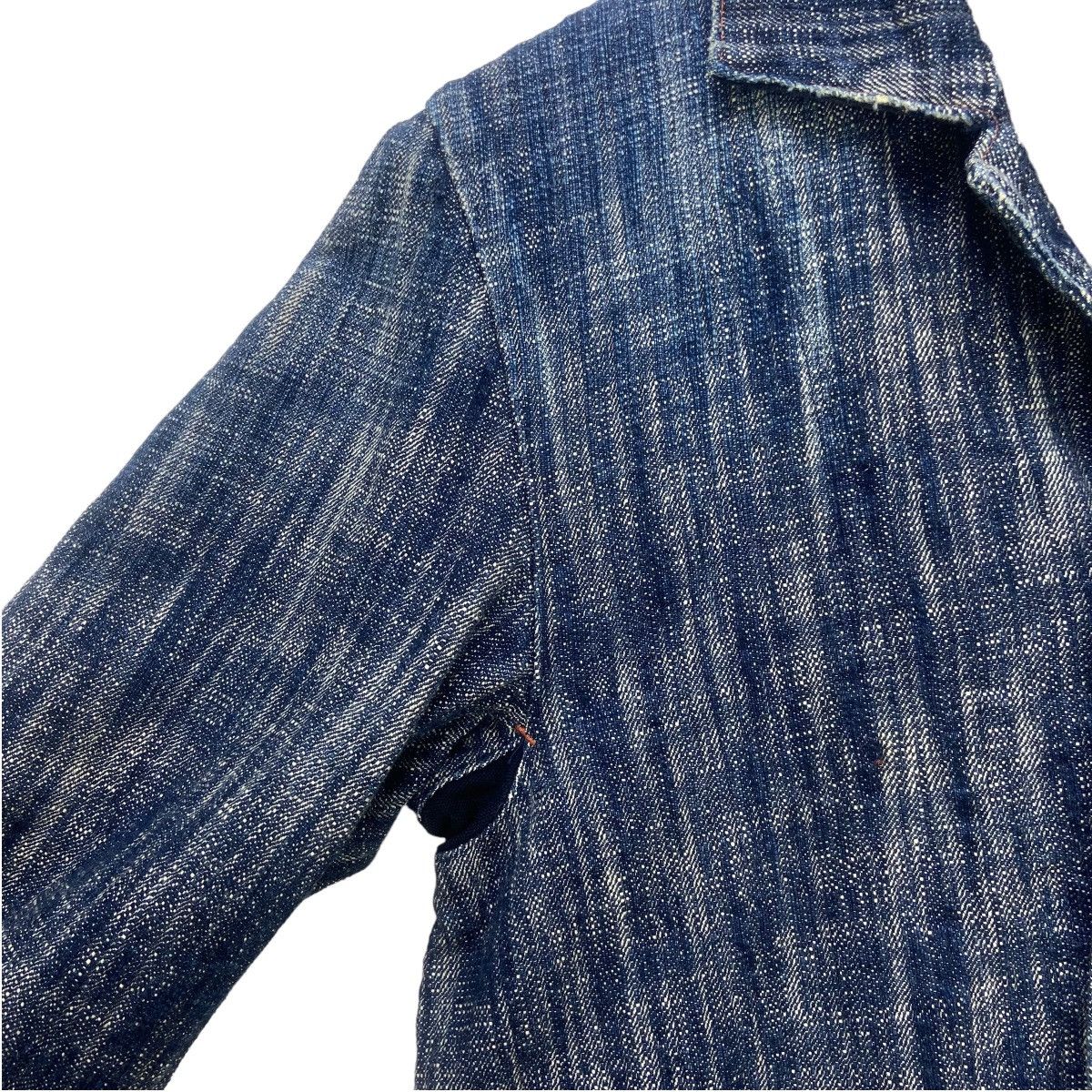 KATO Vtg Kato Tool Project Traditional Boro Sashiko French Worker Size US S / EU 44-46 / 1 - 7 Thumbnail