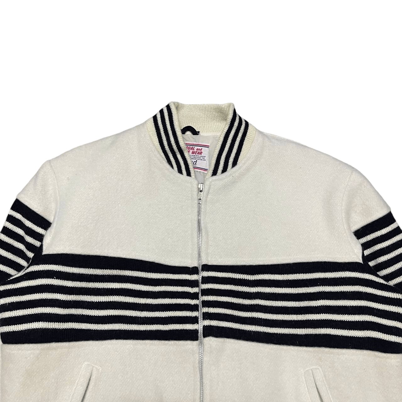 Japanese Brand Vintage Miclad Wool Bomber Jacket Size US L / EU 52-54 / 3 - 2 Thumbnail