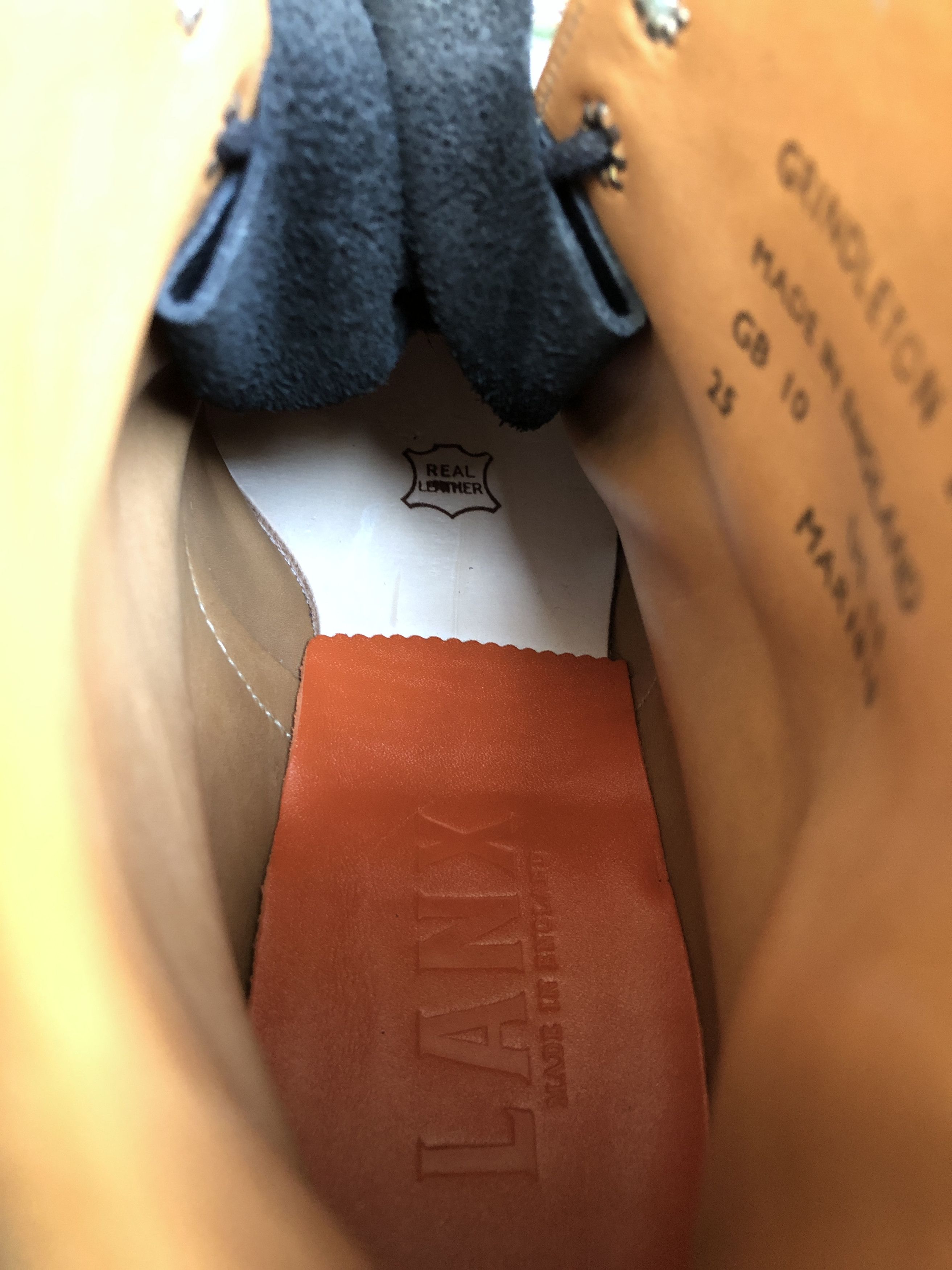 Other Lanx "Grindleton" grained brogue boots customised UK 10 Size US 11 / EU 44 - 13 Thumbnail