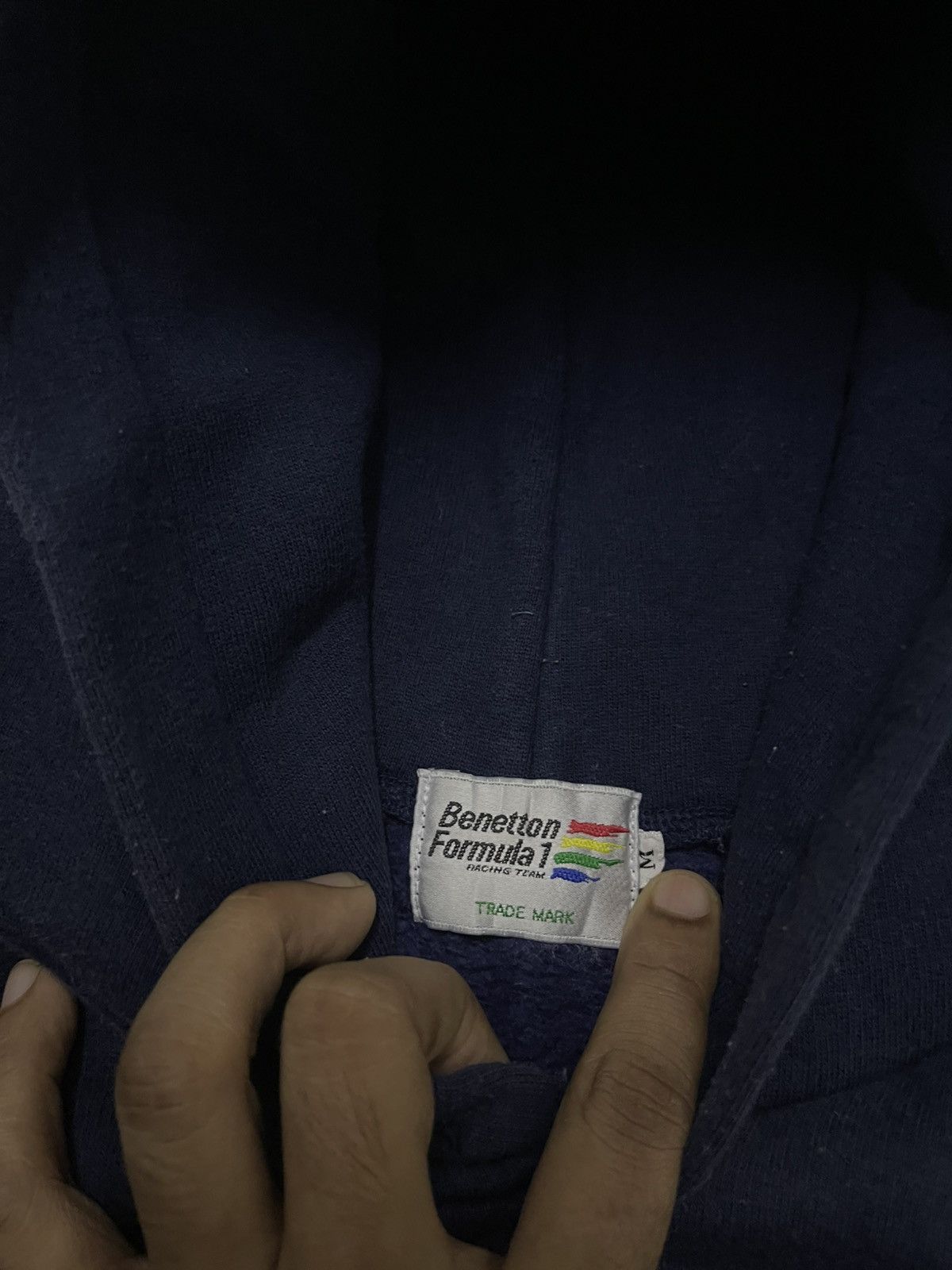 United Colors Of Benetton 90s UNITED COLORS OF BENETTON FORMULA 1 PROMO HOODIE Size US M / EU 48-50 / 2 - 8 Thumbnail