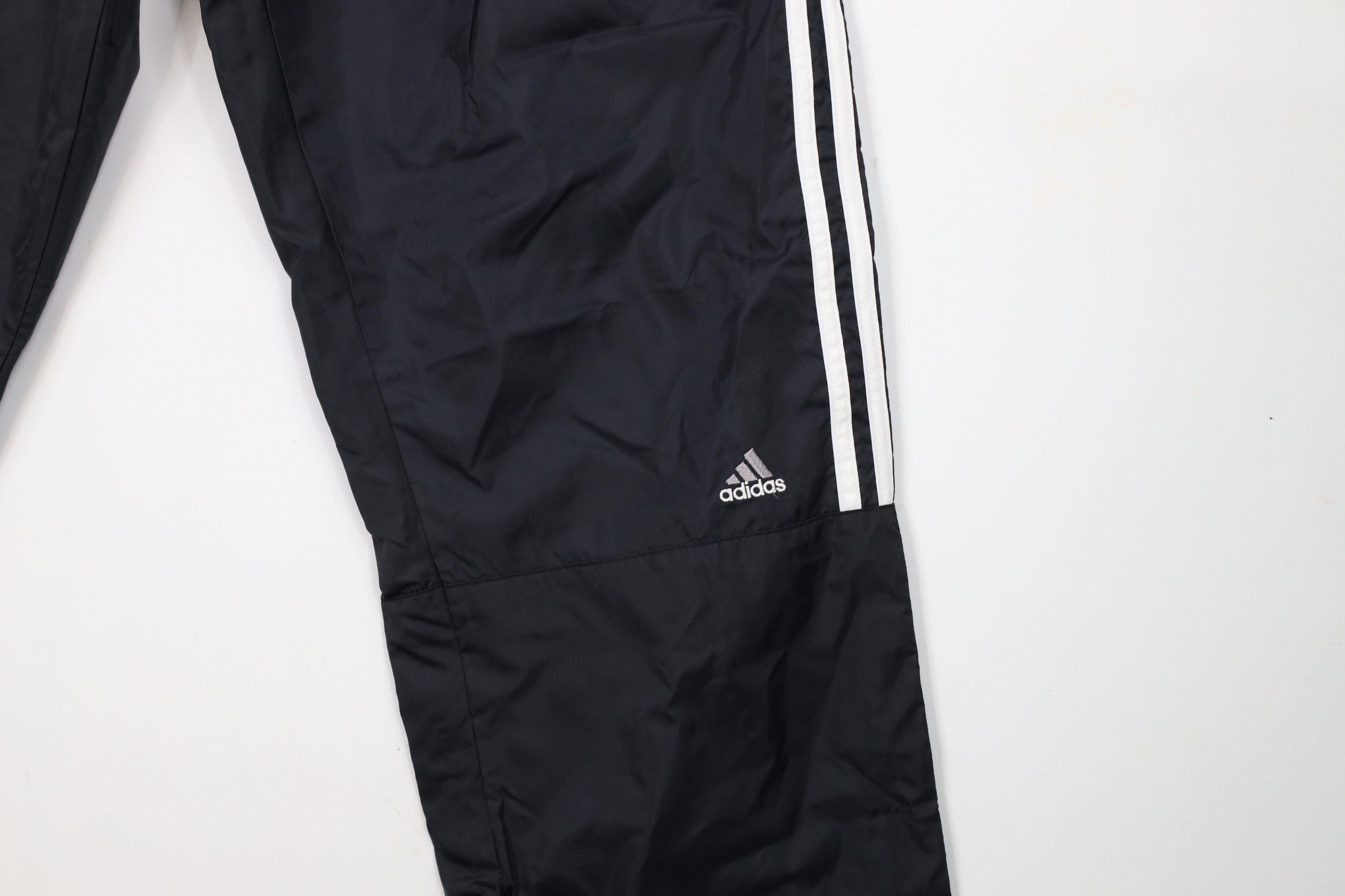 Adidas × Vintage Vintage Y2K 2001 Adidas Lined Wide Leg Windbreaker Pants Size US 36 / EU 52 - 5 Thumbnail