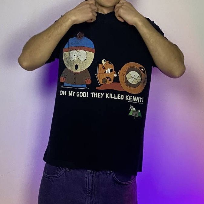 Vintage ⭐️SOUTH PARK⭐️ Vintage 1998 oh my god they killed kenny Tee Size US L / EU 52-54 / 3 - 2 Thumbnail