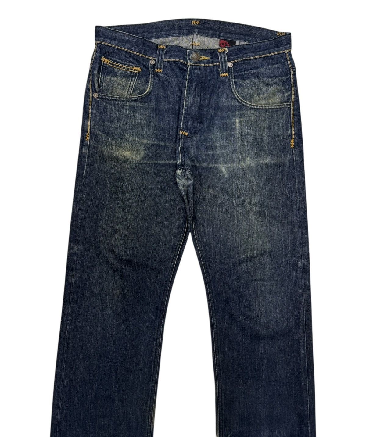 Kapital Vintage Rapanui Distressed Denim Jeans Size US 34 / EU 50 - 3 Thumbnail