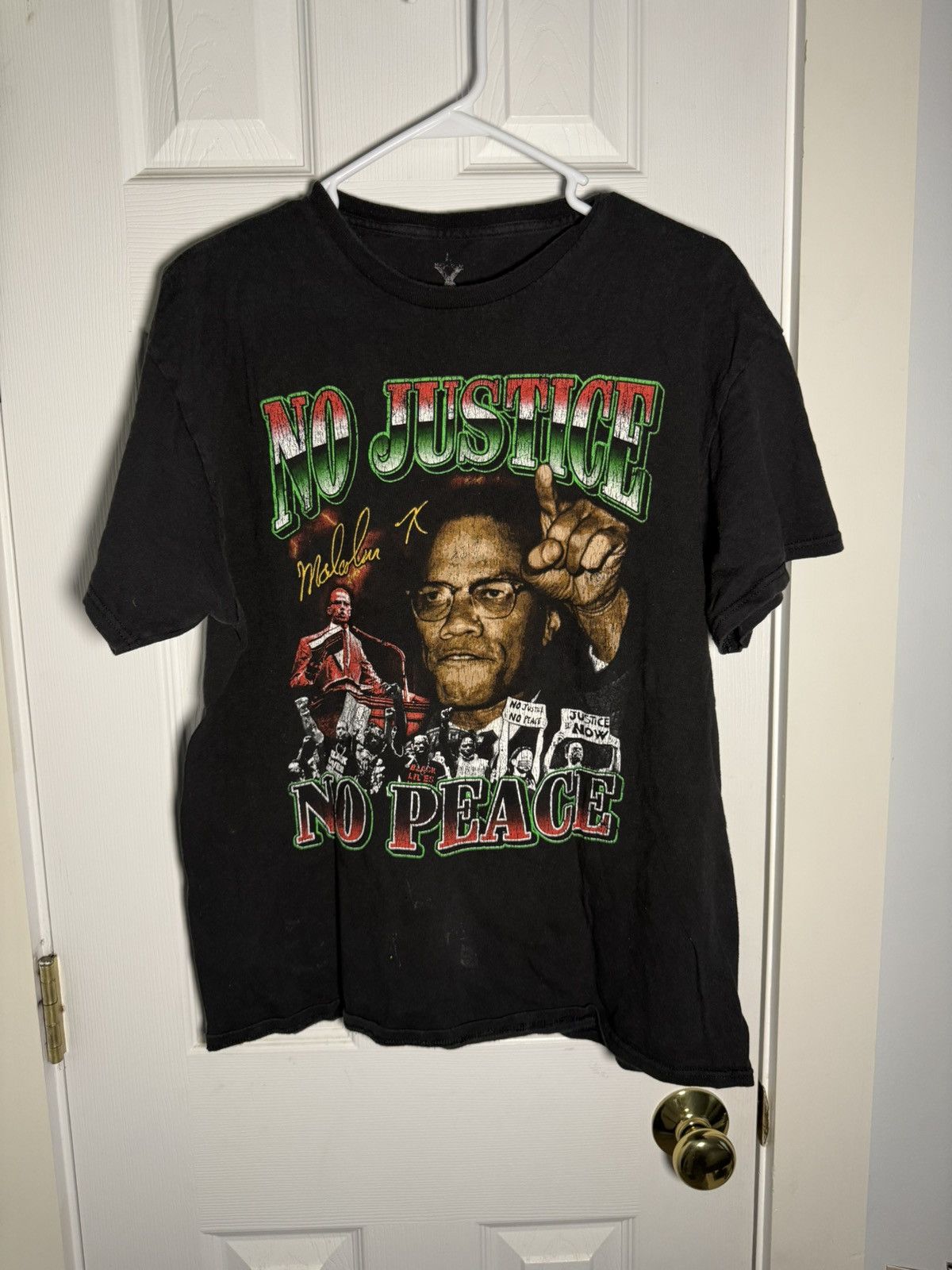 Vintage Malcolm X Graphic T Size US L / EU 52-54 / 3 - 1 Thumbnail