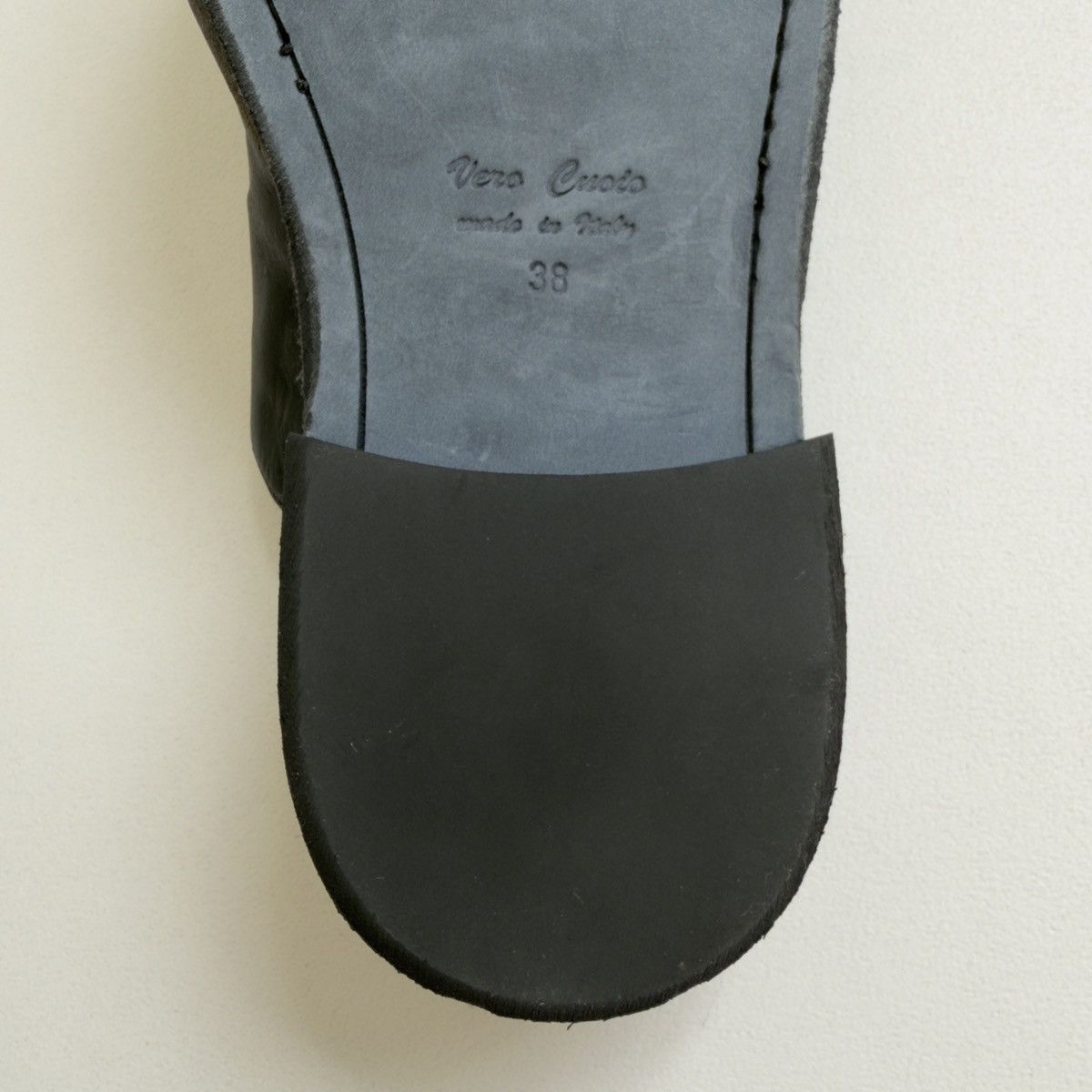 Ann Demeulemeester Early 2010s Black ‘Distressed Leather’ Mules Size US 8 / IT 38 - 19 Thumbnail