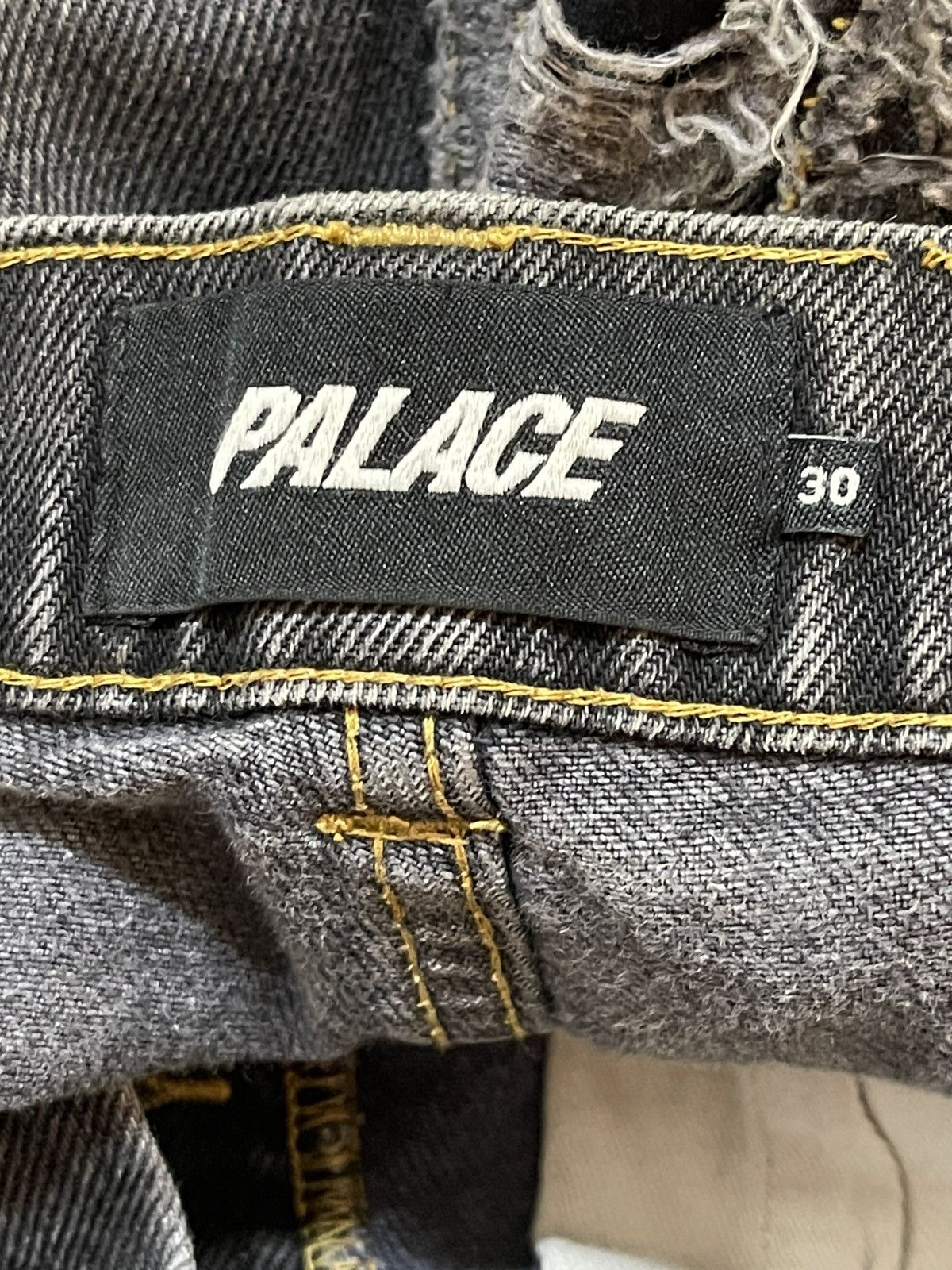Palace Vintage Usa Palace Jeans Faded Wash Distress Baggy Jeans Size US 31 - 10 Thumbnail