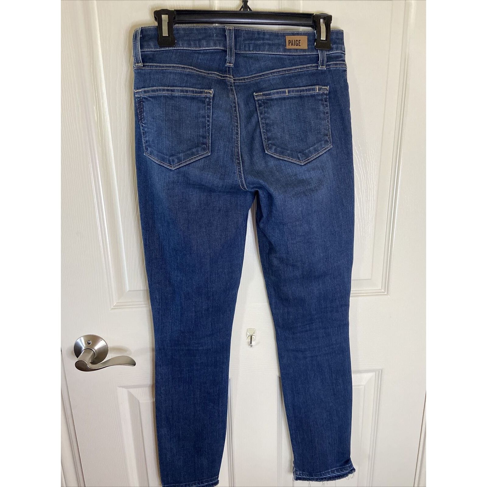 Paige Paige Skyline Ankle Peg High Rise High Low Hem Jeans 26 Size 26" / US 2 / IT 38 - 5 Thumbnail