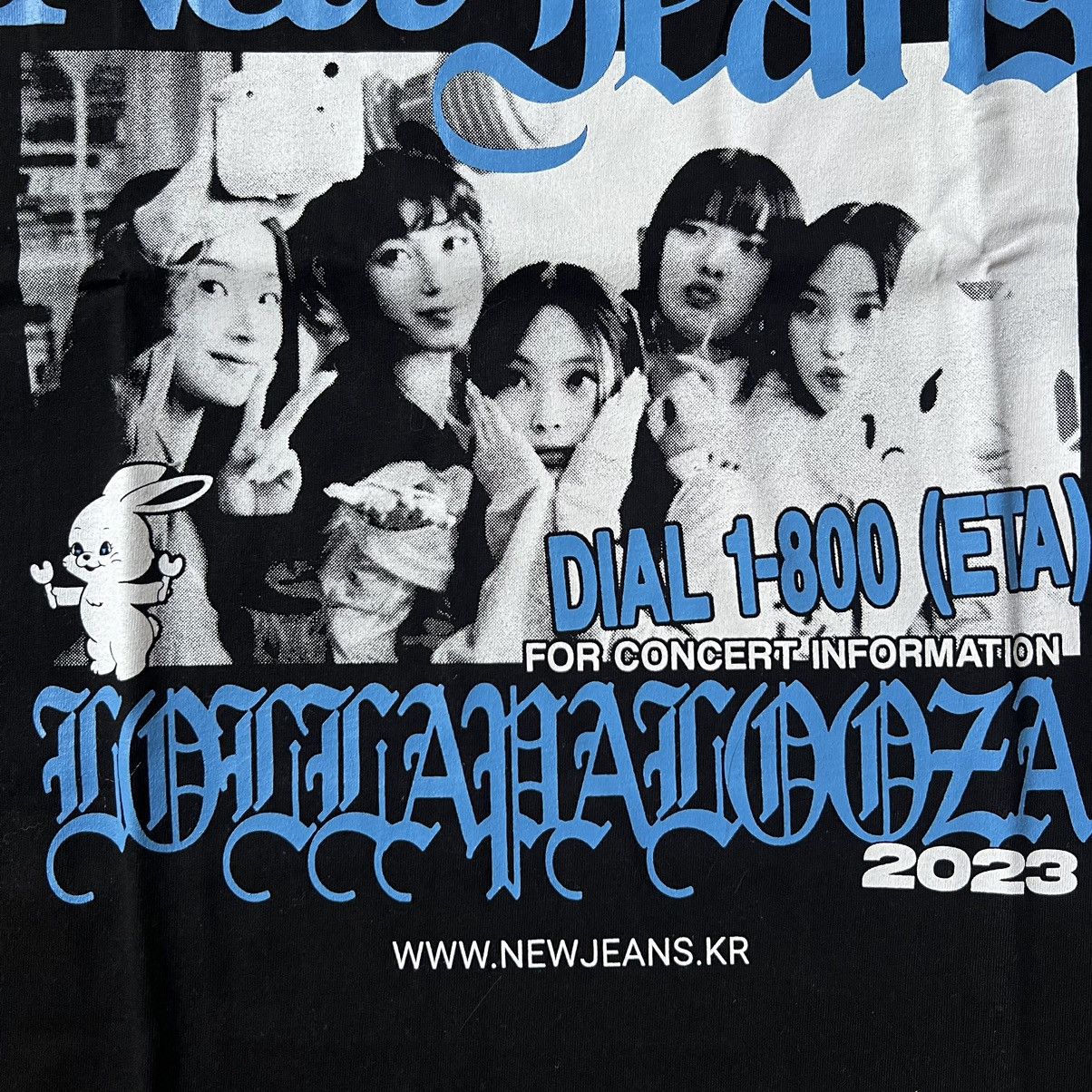 Band Tees 🐰Bunnies🐰 Nwjns lollapaloozaa x newjeans girl group kpop Size US XL / EU 56 / 4 - 10 Thumbnail