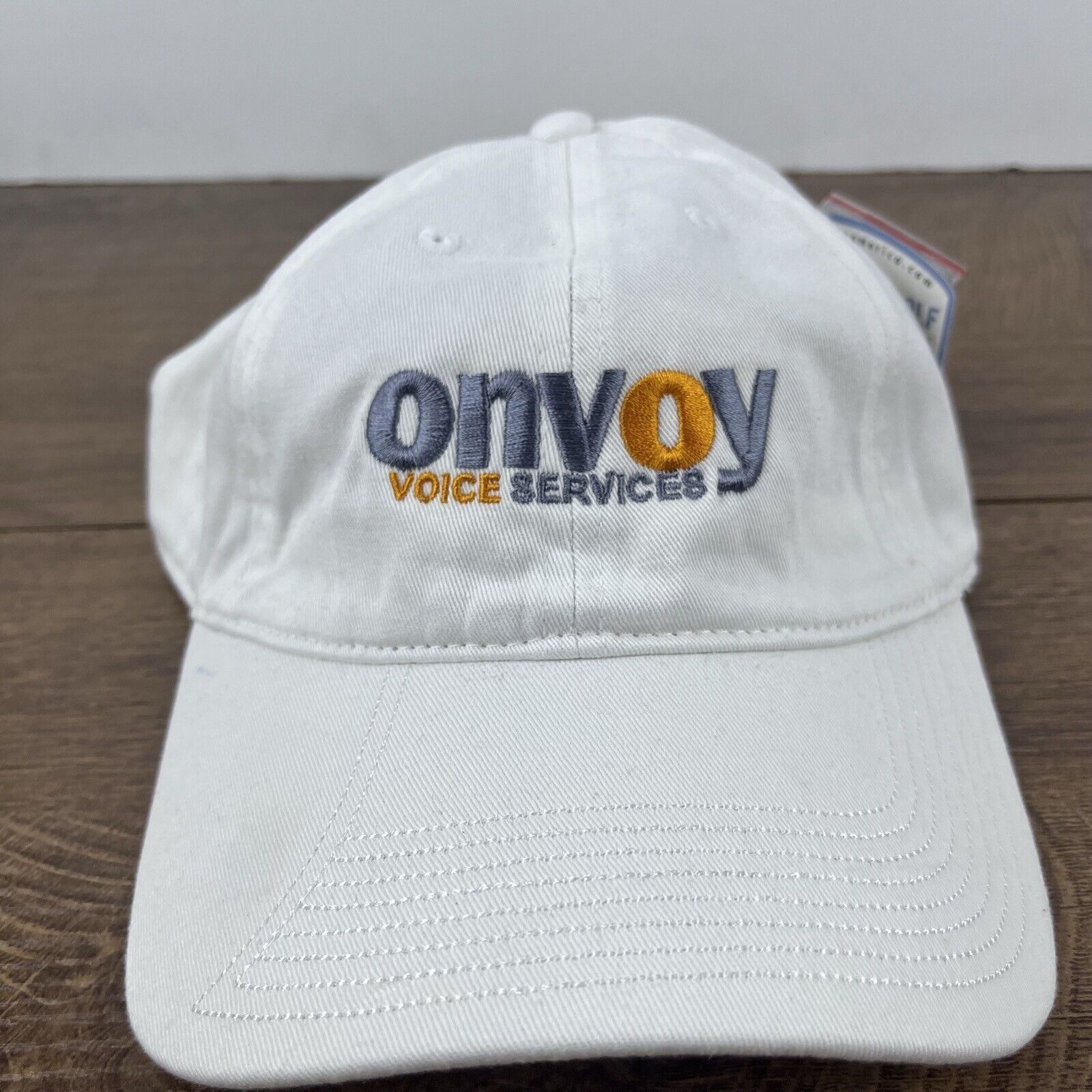 Other Onvoy Hat Voice Services White Cap Hat Adjustable Hat White Size ONE SIZE - 3 Thumbnail