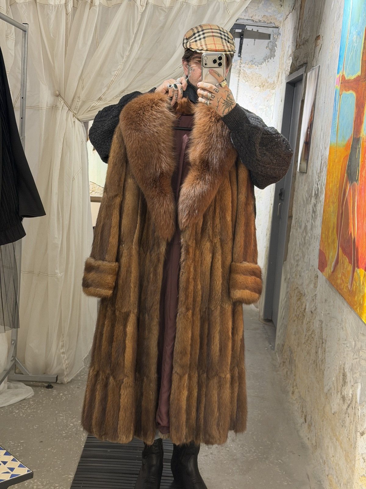 Vintage vintage luxury fur coat Size M / US 6-8 / IT 42-44 - 7 Thumbnail