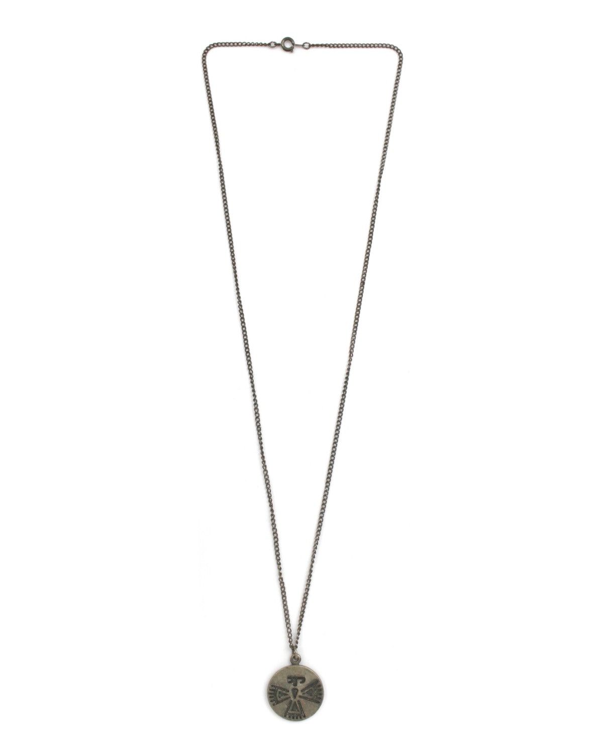 Vintage 2000S NATIVE AMERICAN THUNDERBIRD SILVER-TONE NECKLACE Size ONE SIZE - 2 Thumbnail