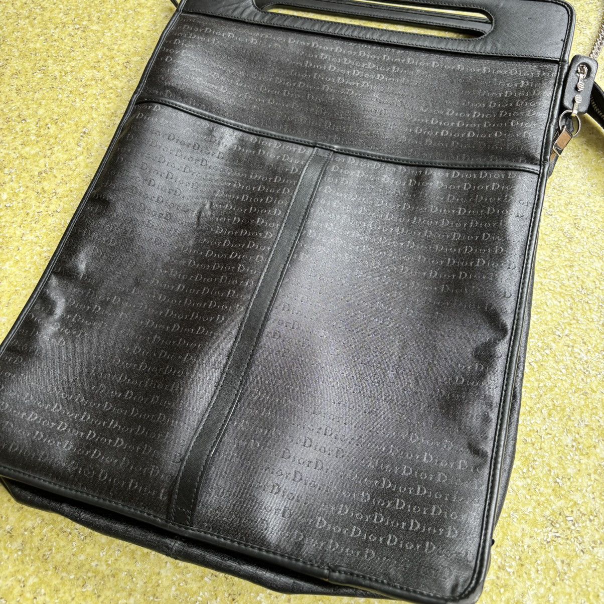 Dior × Hedi Slimane Strip SS04 Coated Canvas Chain Bag Size ONE SIZE - 5 Thumbnail