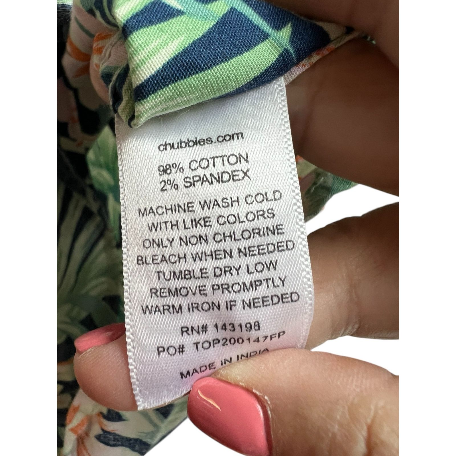 Chubbies Chubbies Men's Button Down Resort Wear Pattern Shirt Small Size US S / EU 44-46 / 1 - 4 Thumbnail