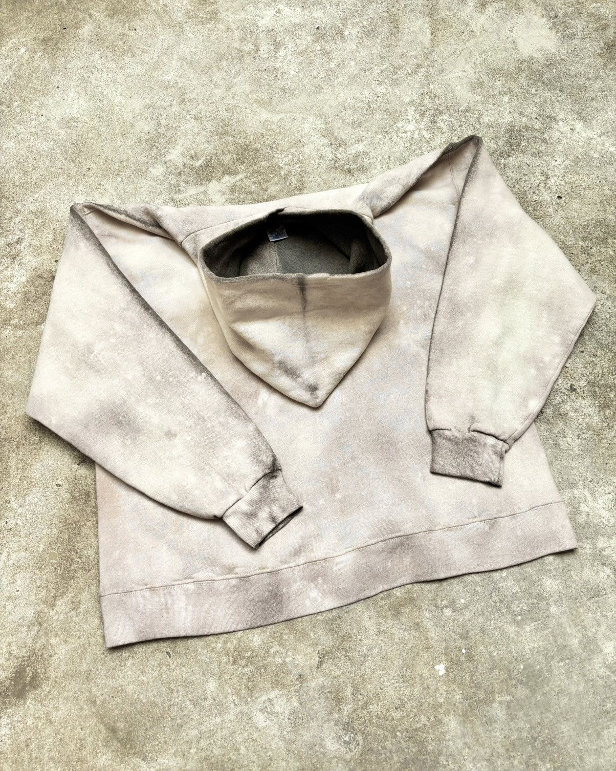Vintage Thrashed Distressed Faded Russell Hoodie ERD Grunge Size US XL / EU 56 / 4 - 12 Thumbnail