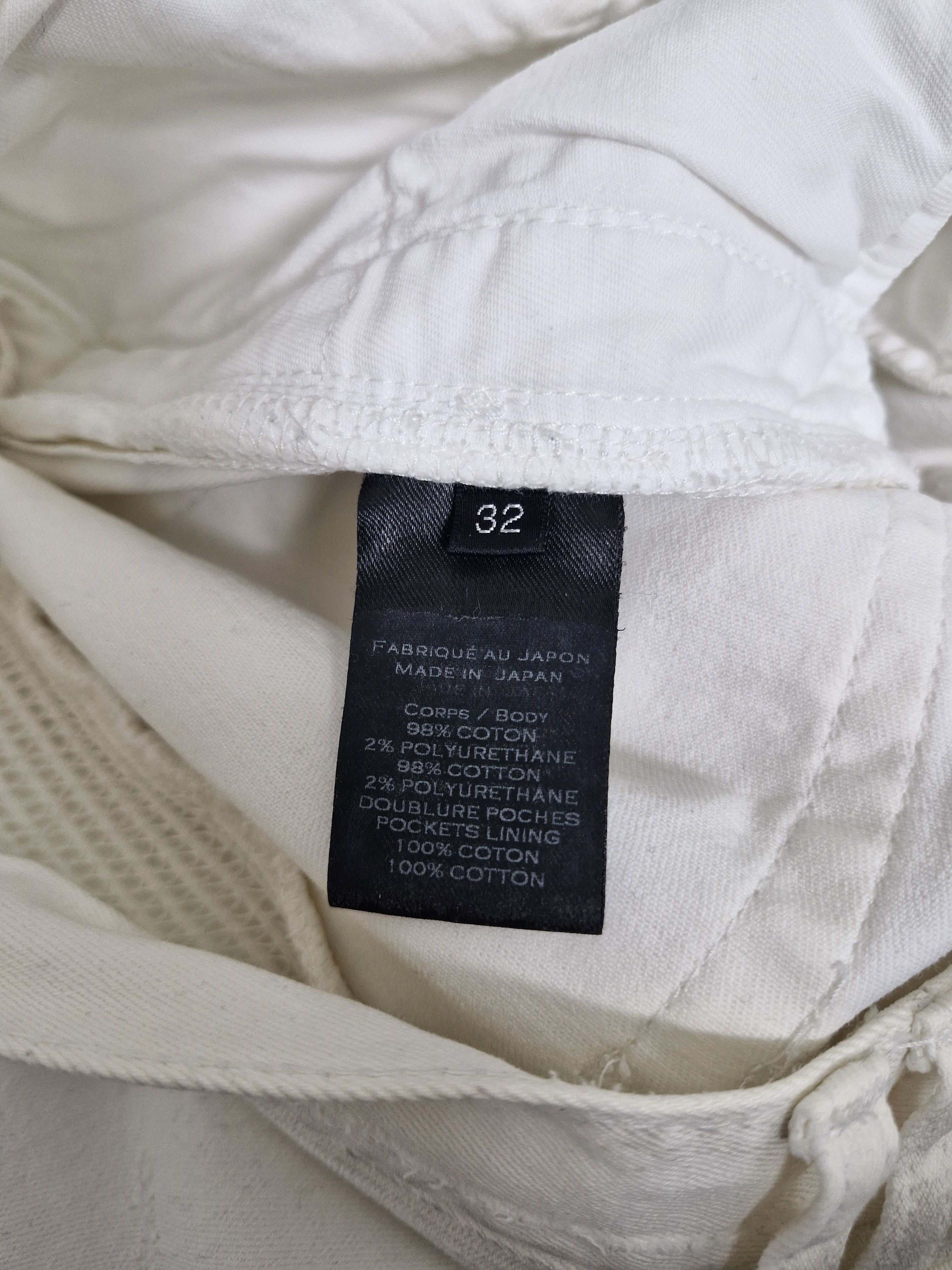 Balmain BALMAIN SS16 Dirty White Biker Jeans Size US 32 / EU 48 - 10 Thumbnail